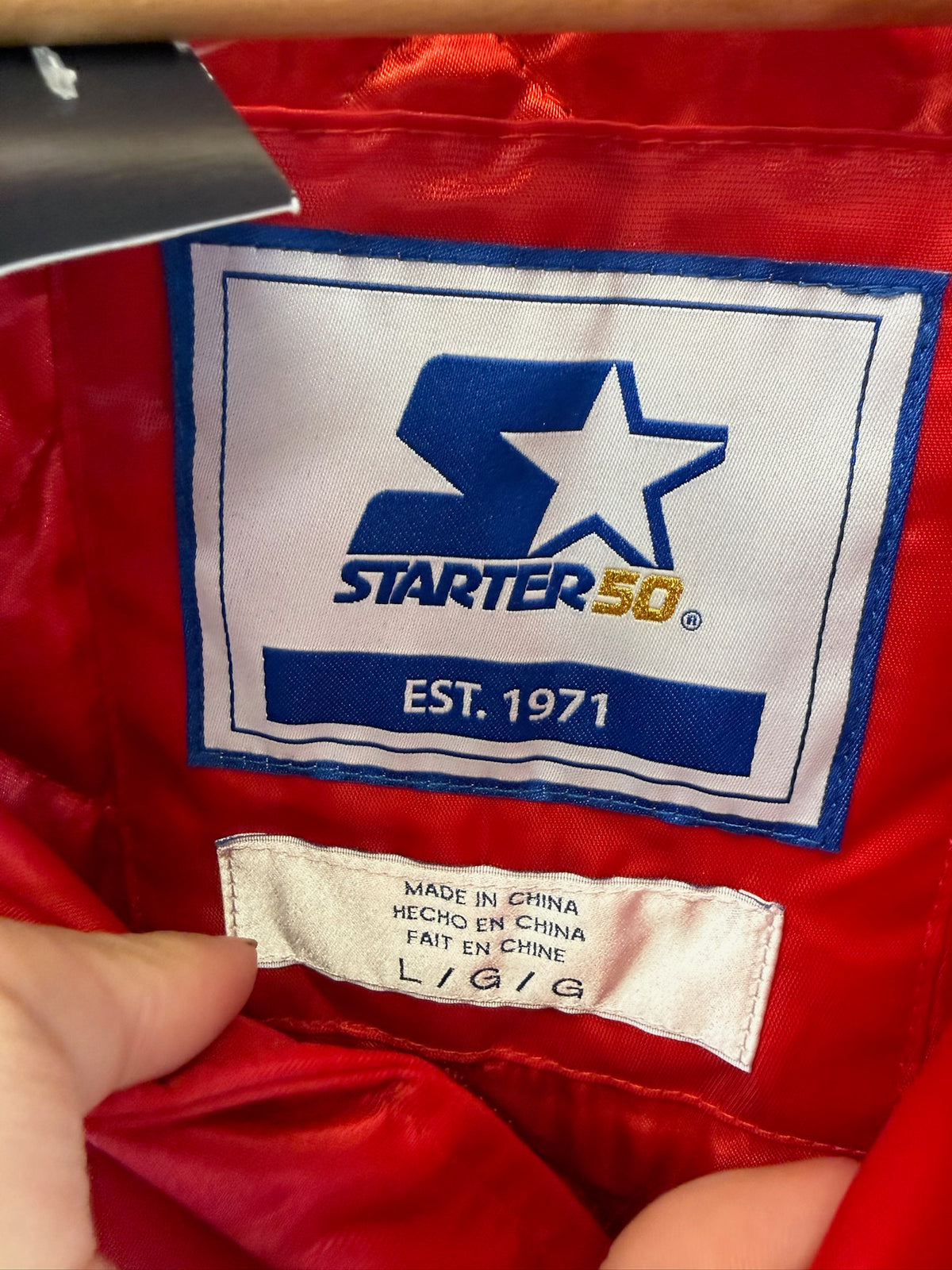 (L) Budweiser NFL Starter Jacket