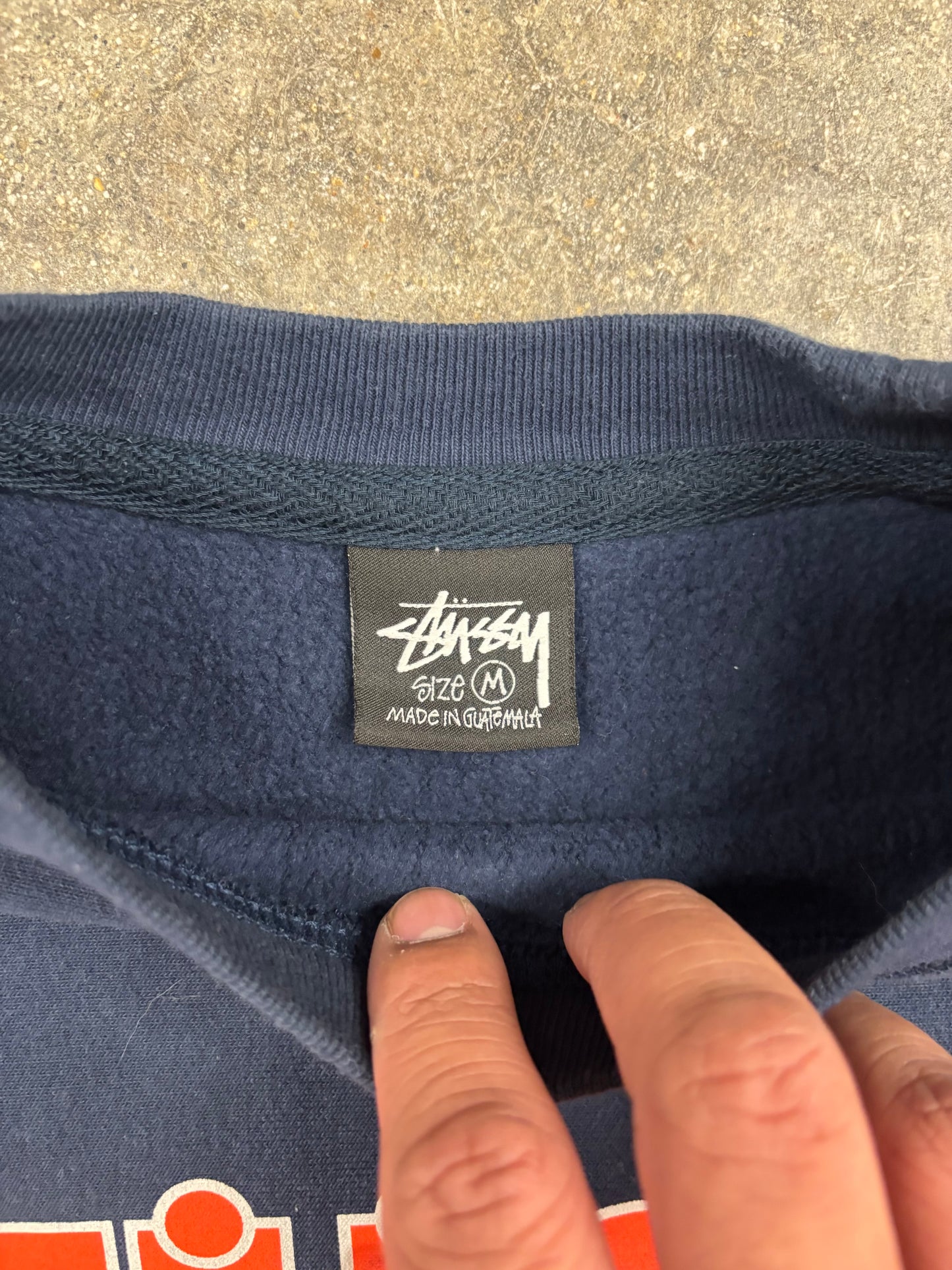 (L) Vintage Stussy Burly Threads Crewneck Sweatshirt