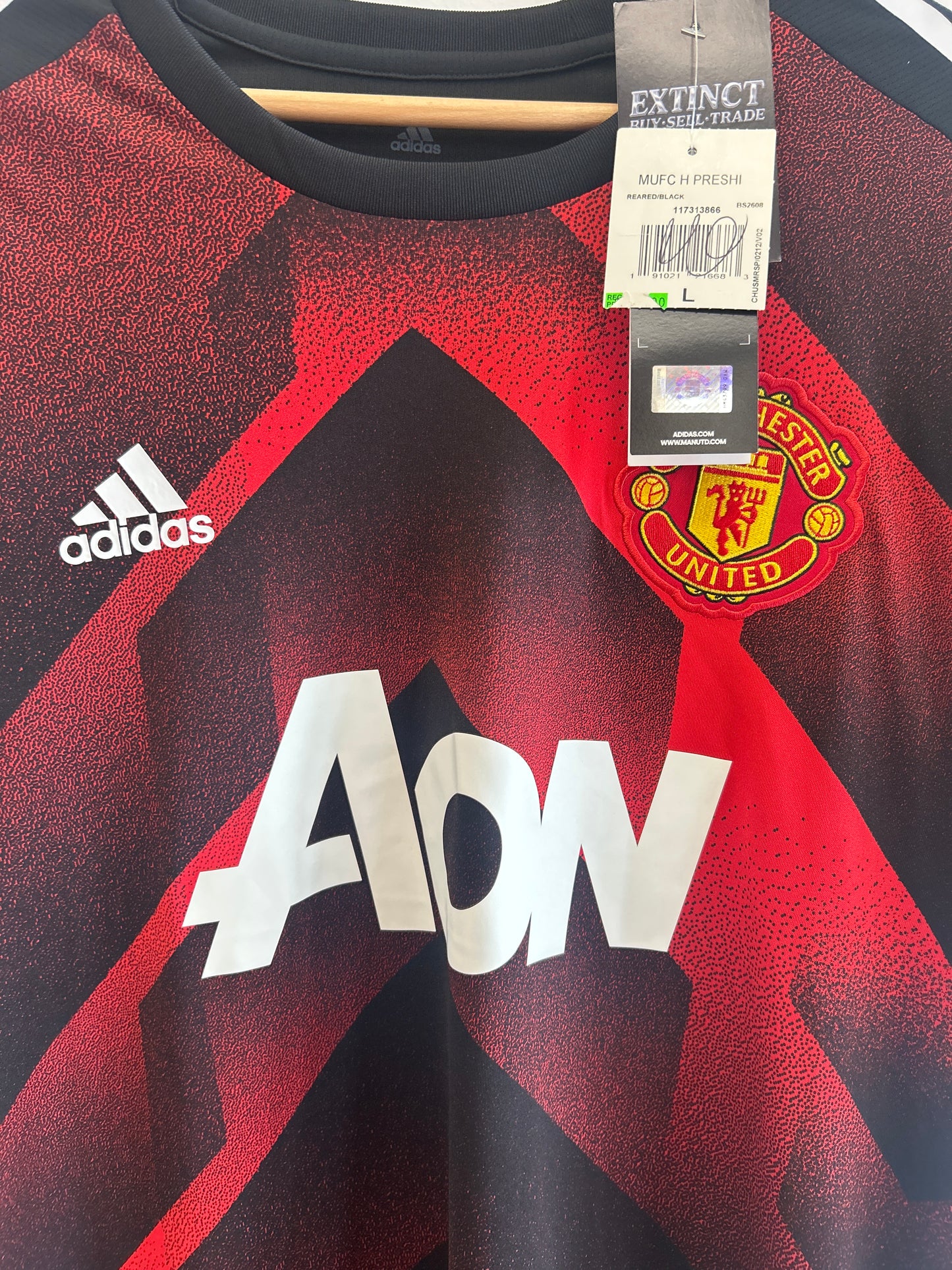 (L/XL) 2017/18 Manchester United Pre-Match Training Kit