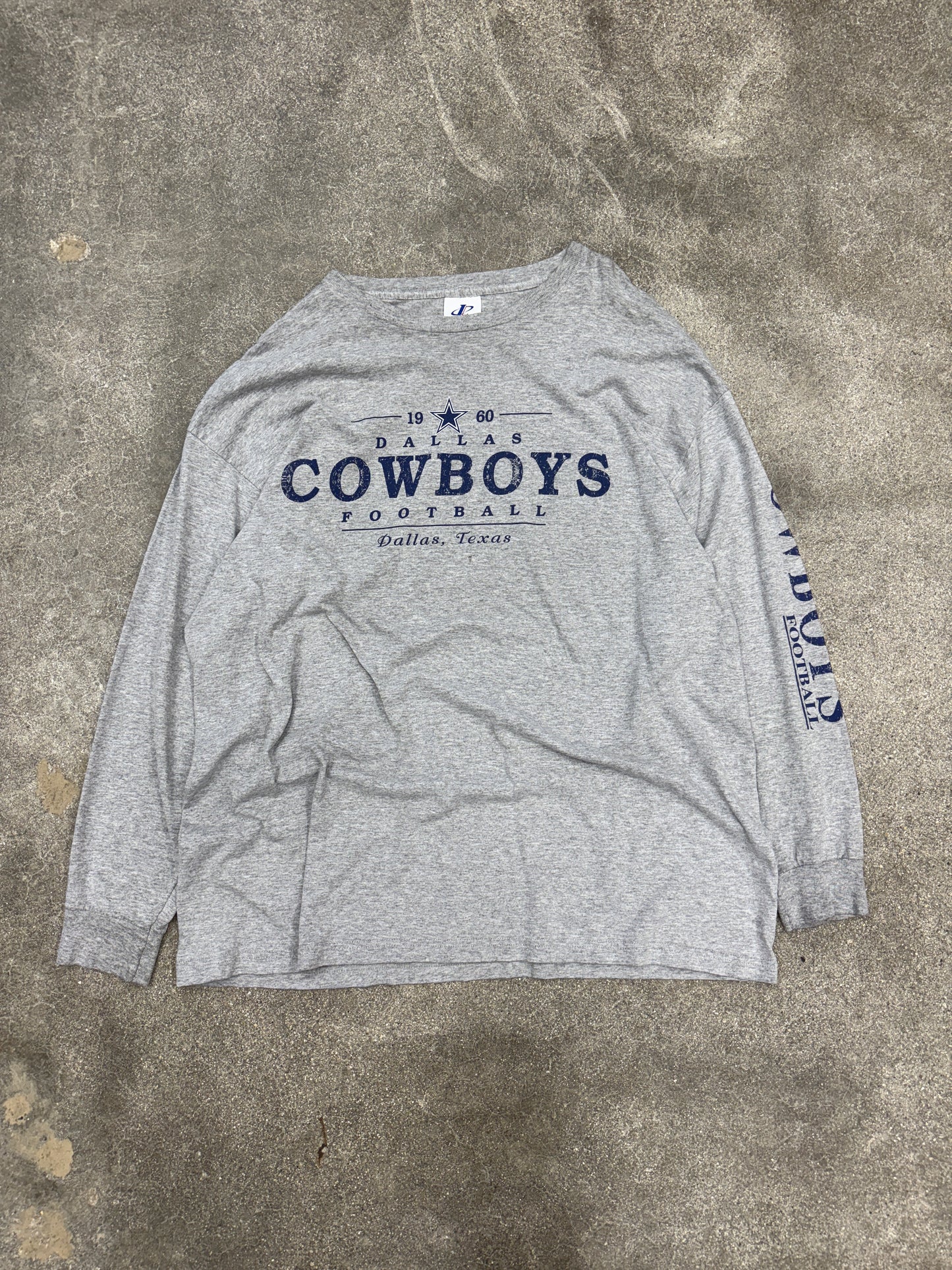 (XL) Vintage Dallas Cowboys Logo Athletic Longsleeve