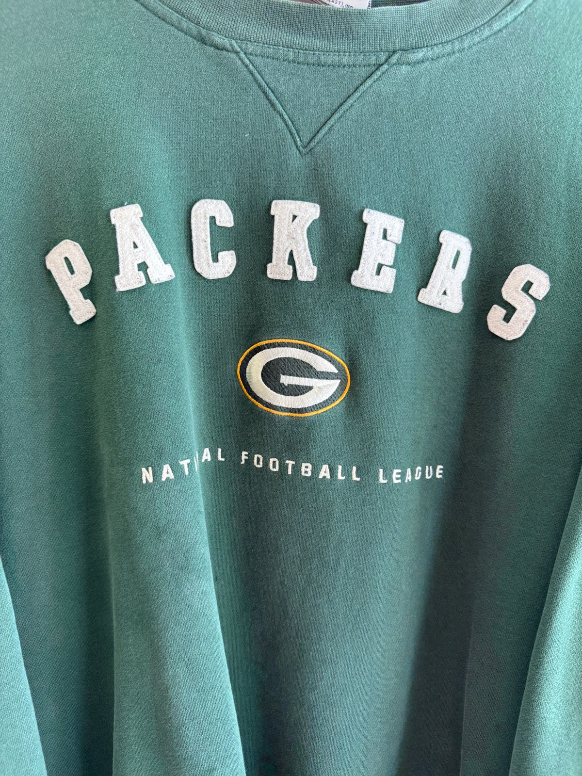 (XL) Vintage Packers spellout crewneck