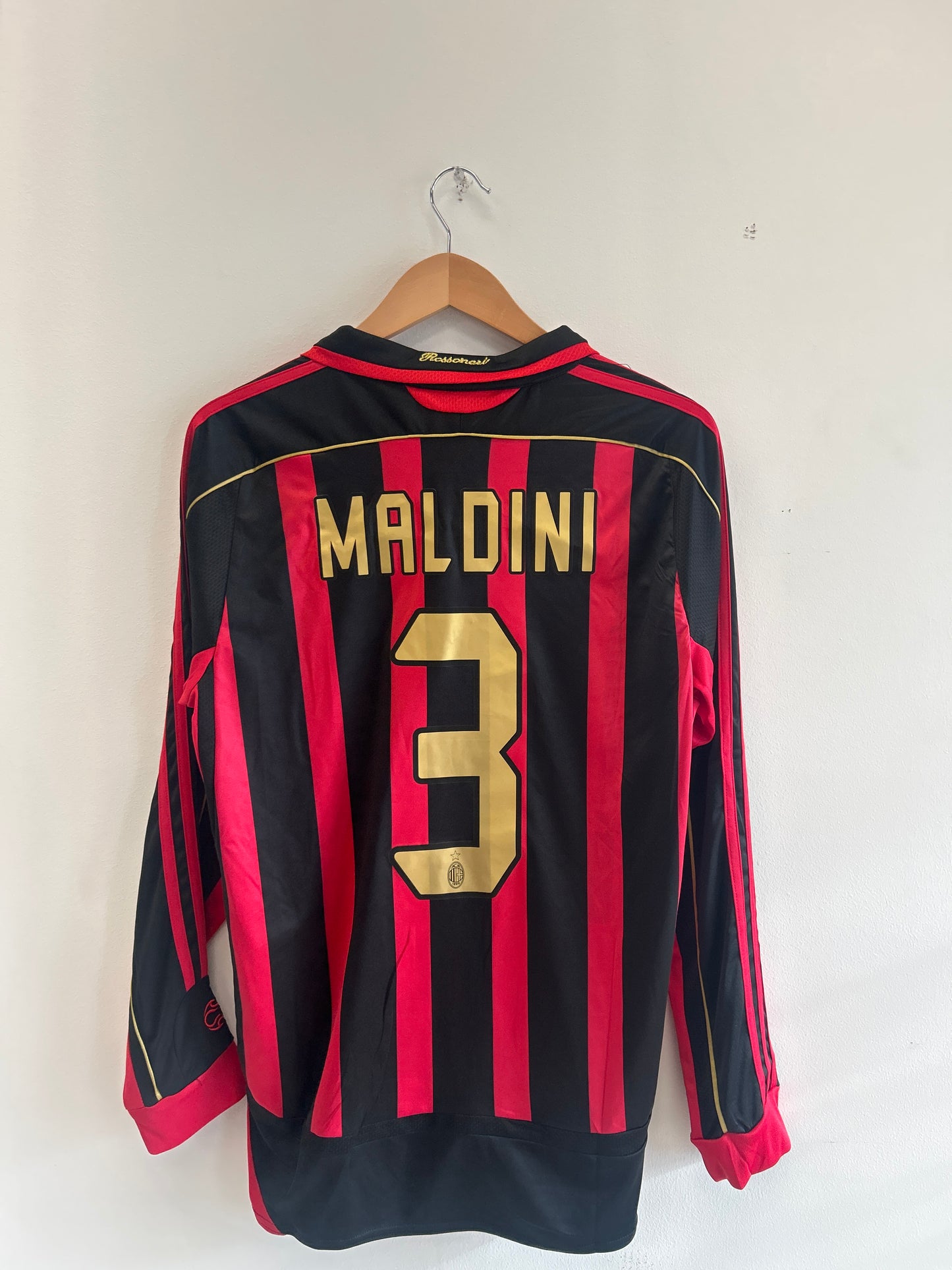 (M) 2006/07 AC Milan Maldini Longsleeve Jersey