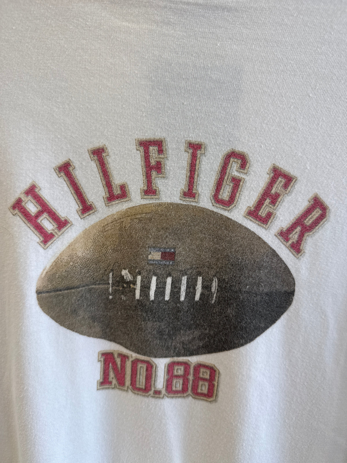 (L) Tommy Hilfiger Football Tee