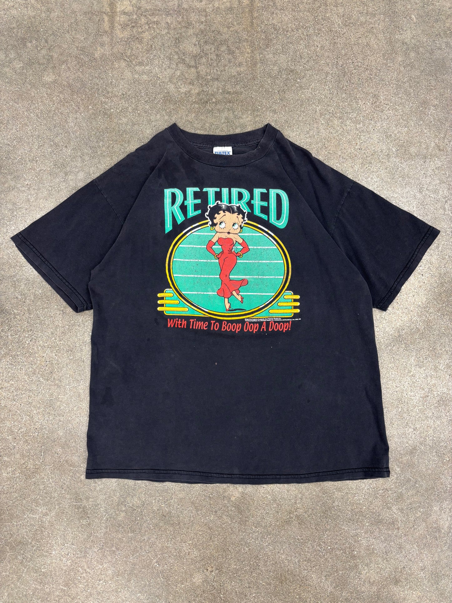 (XL) 1989 Vintage Betty Boop “Retired” Tee Shirt
