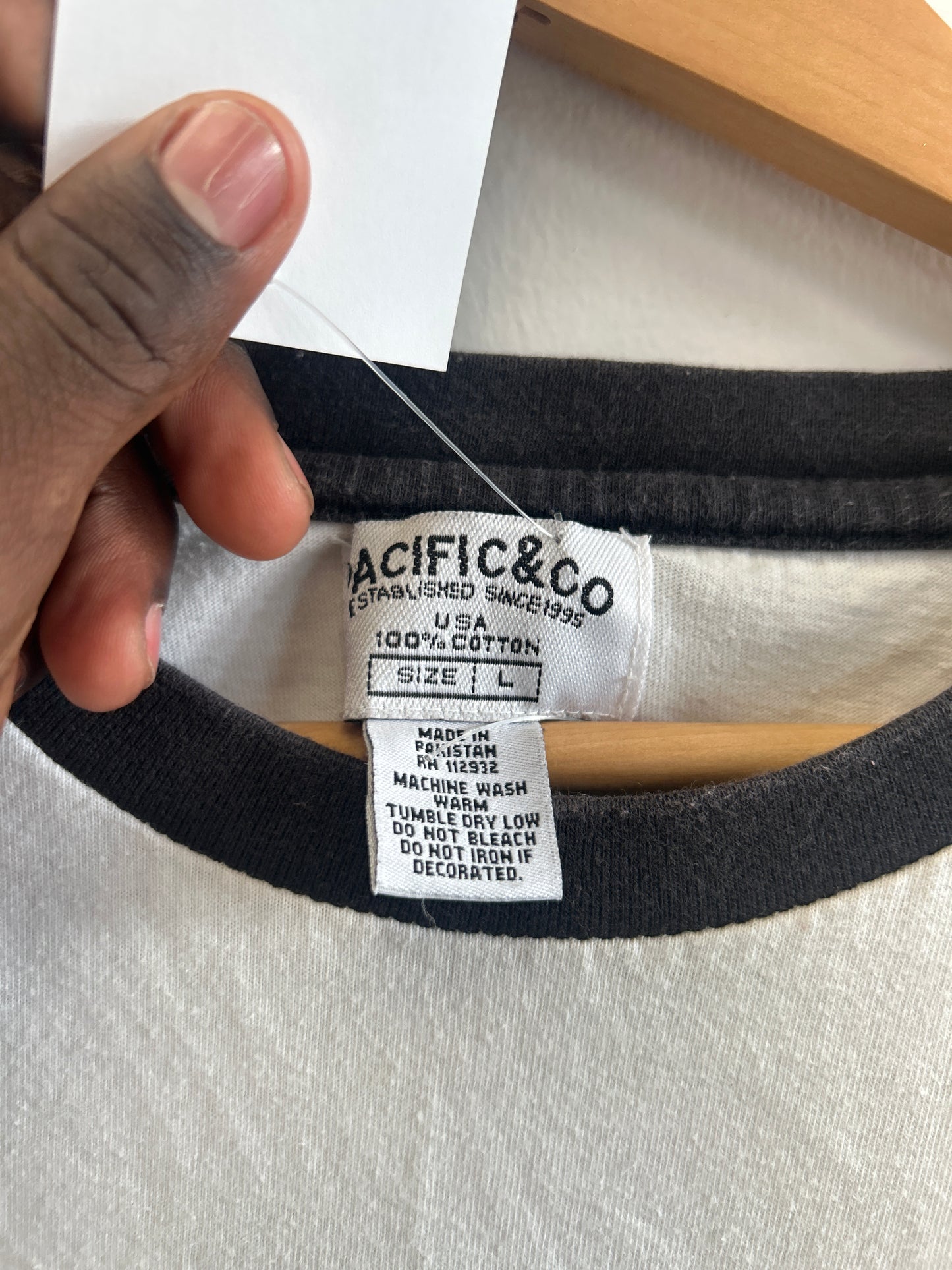(M) Vintage England Ringer tee