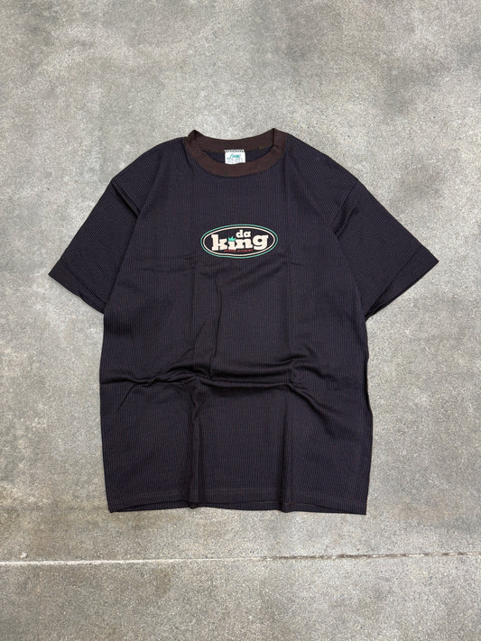(L) Vintage Jesus “Da King” Ringer Tee Shirt BNWT