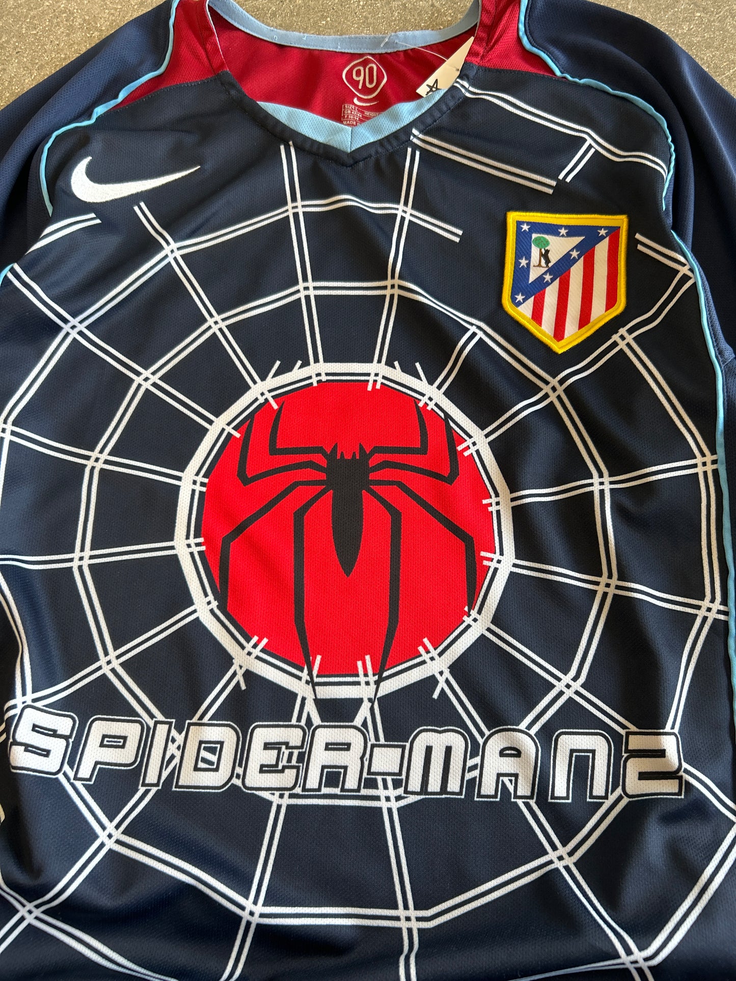 (M) 2004/05 Athletico Madrid Spiderman 2 Promo Jersey