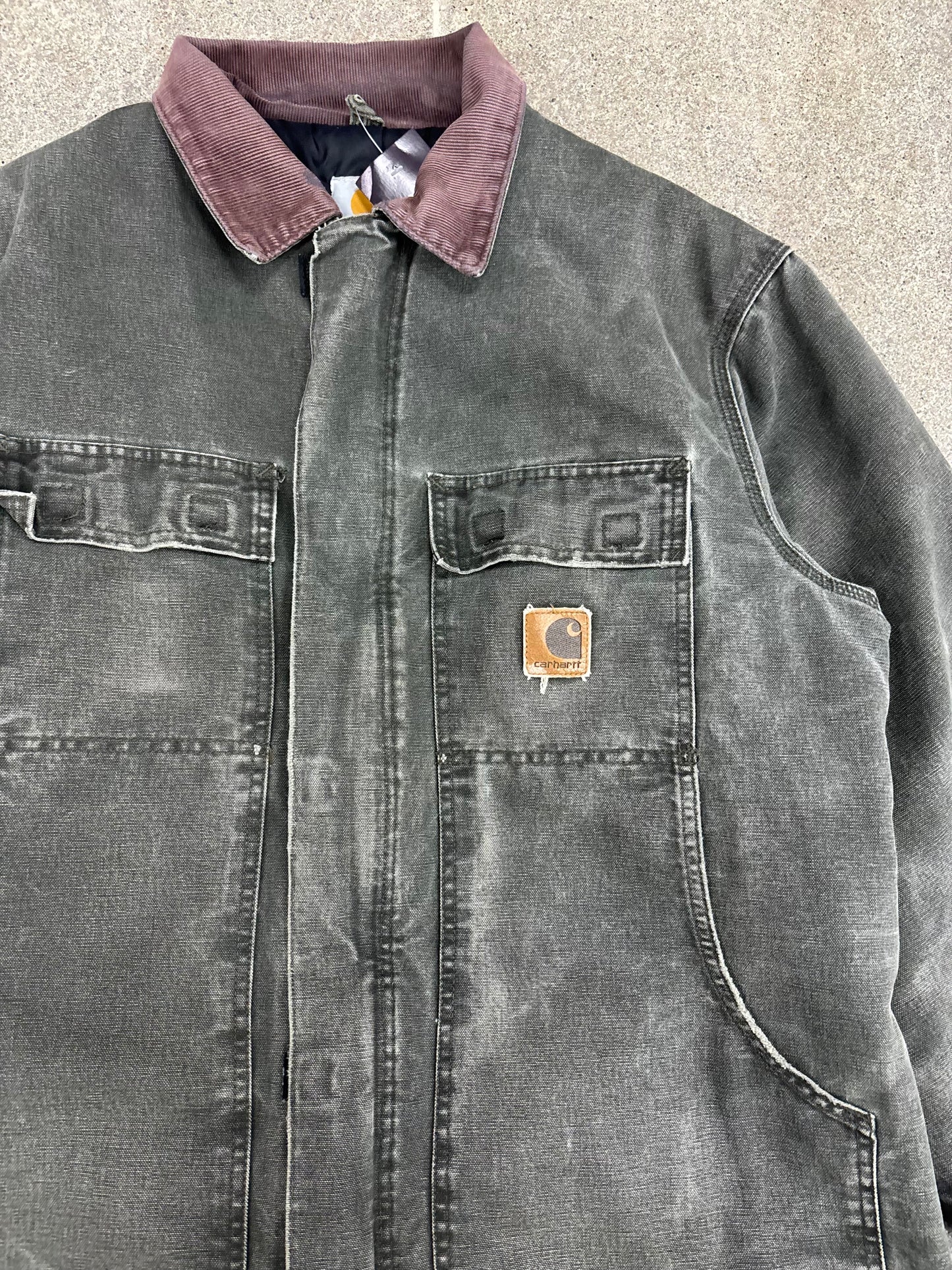 (L) Vintage 00s Mossy Green Carhartt Arctic Jacket