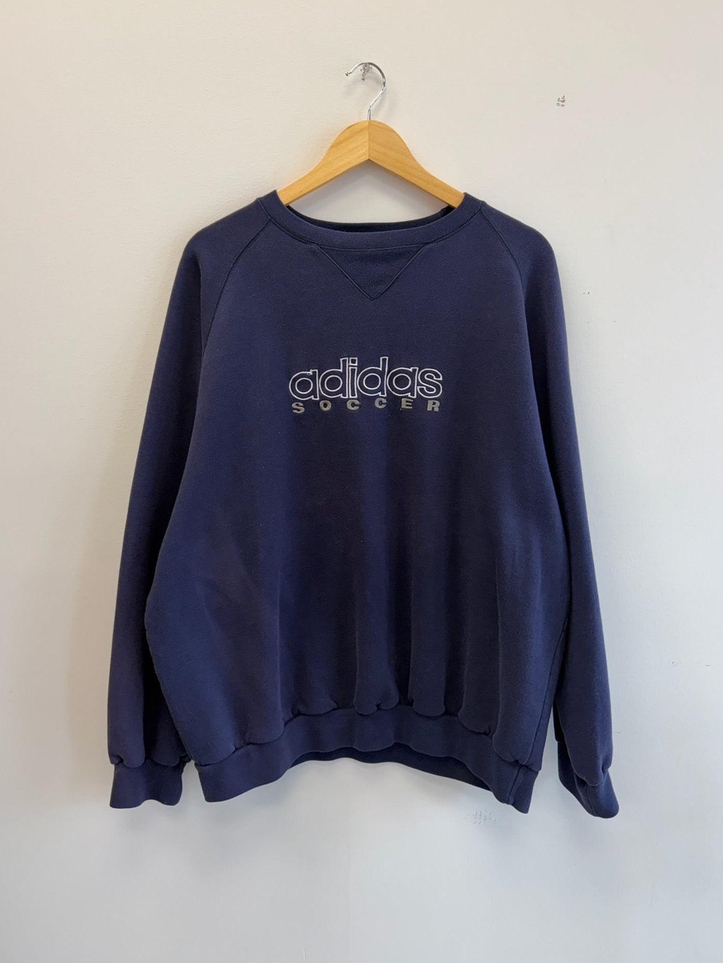 (XL) Vintage Adidas Soccer Crewneck