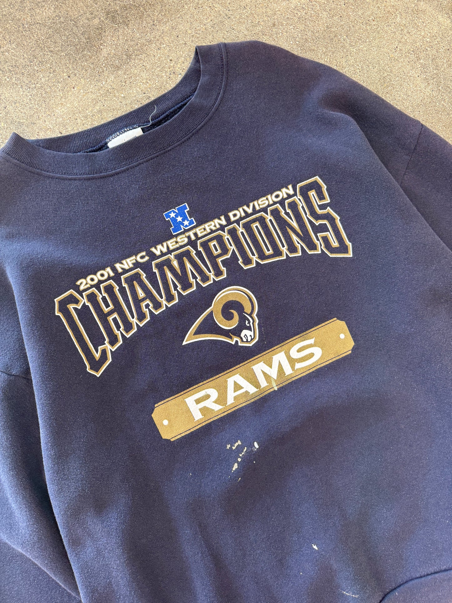 (XL) Vintage NFC Champions Rams Crewneck