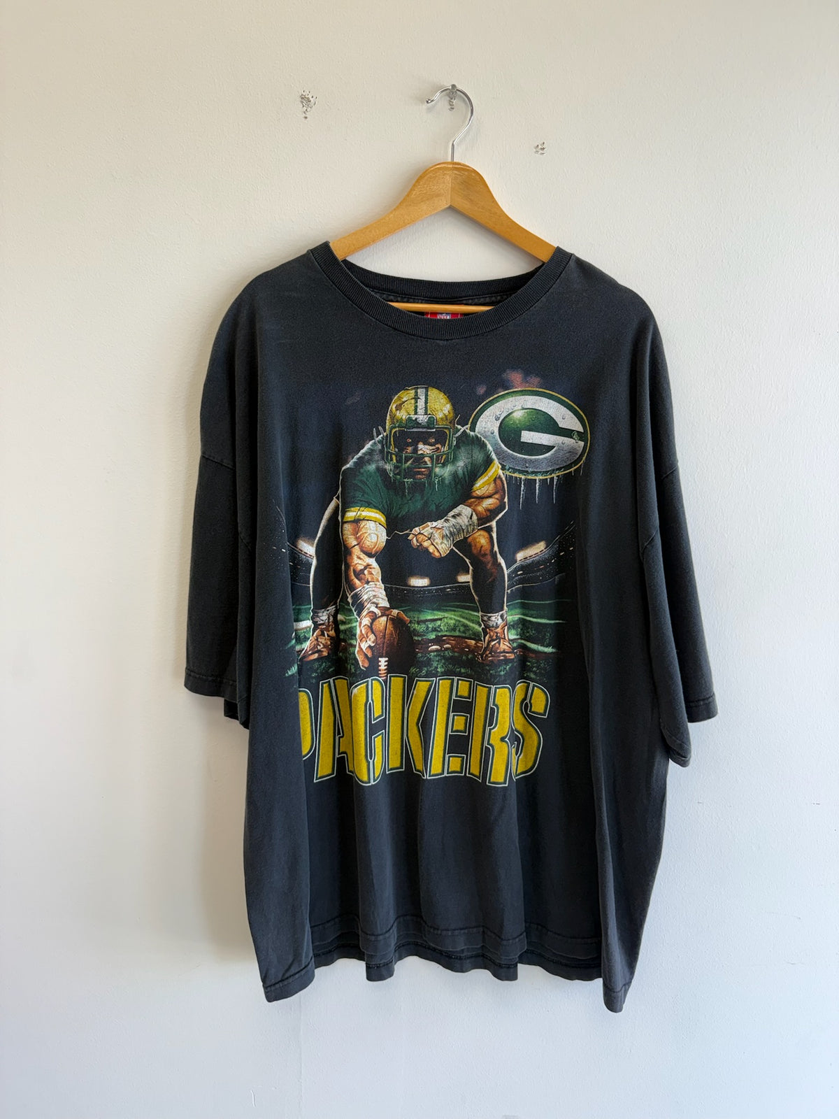 (XXL) Vintage Packers Player Hiking Tee