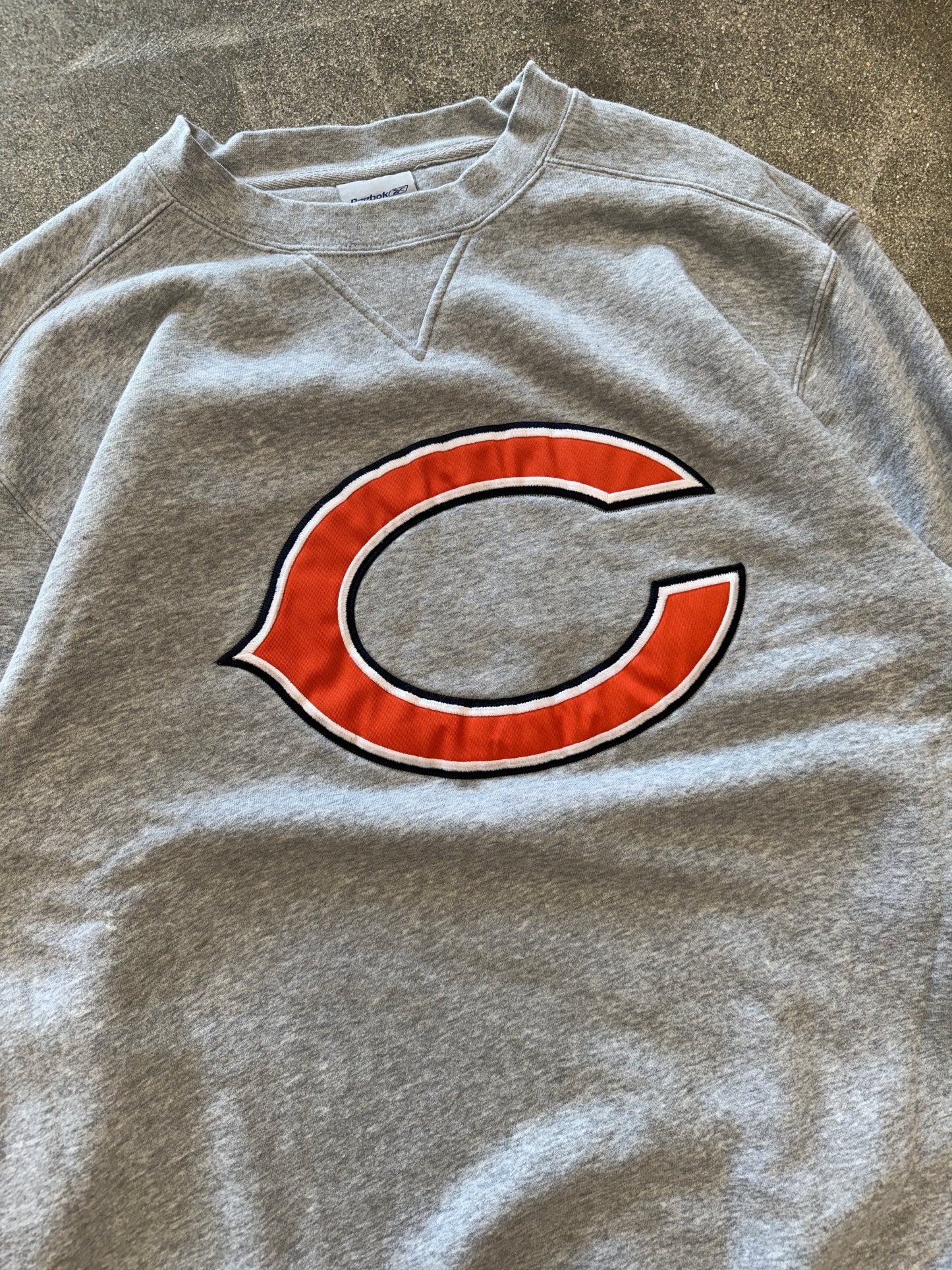 (L) Vintage Chicago Bears Big Logo Crewneck