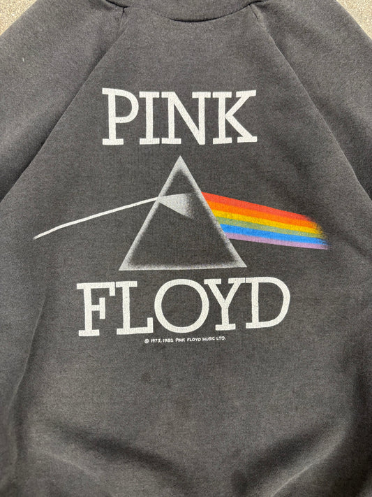 (S/M) Vintage 80s Pink Floyd “Dark Side of the Moon” Album Promo Band Crewneck Sweatshirt
