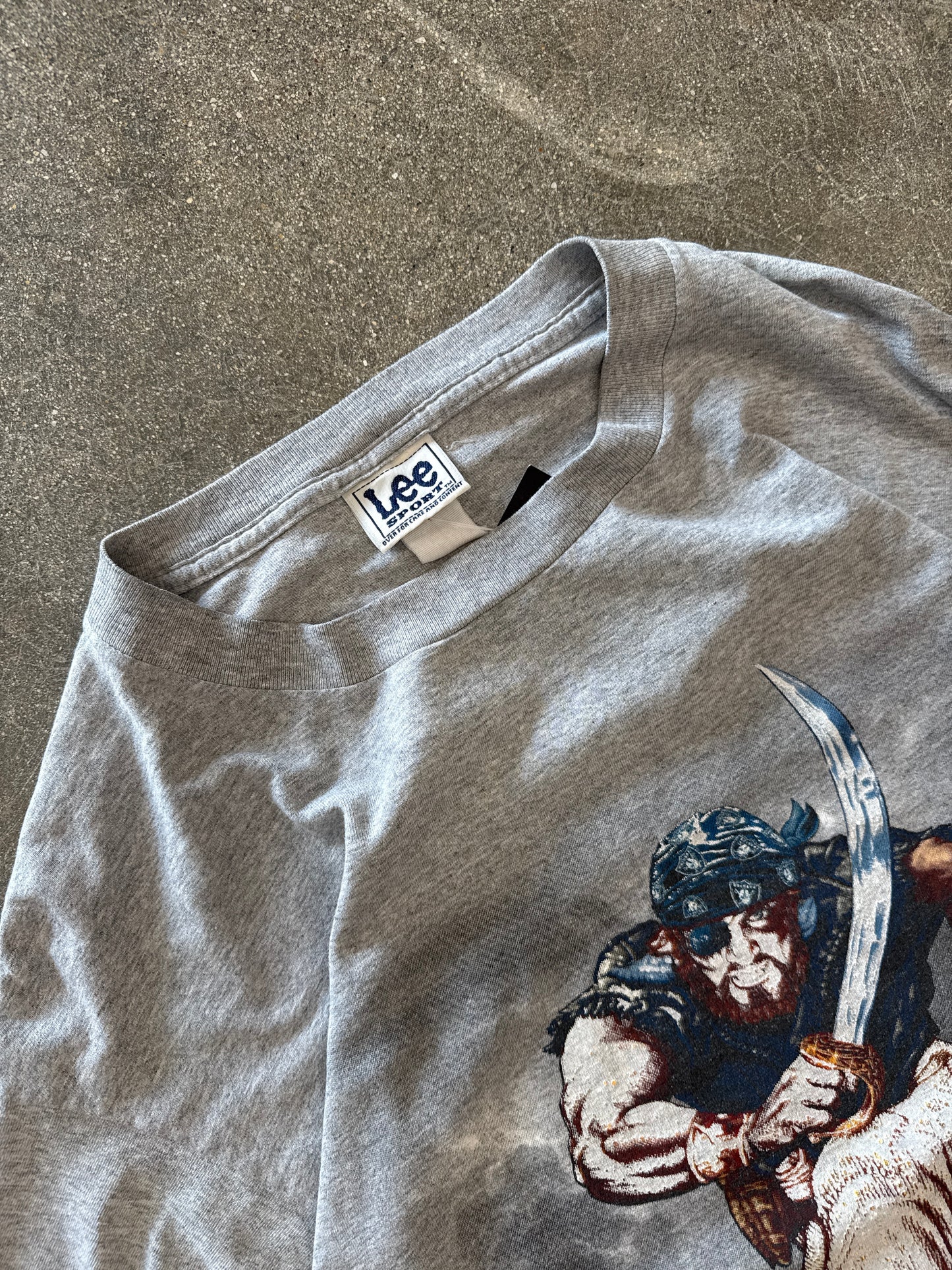 (L) Vintage Lee Sports Raiders Mascot Tee