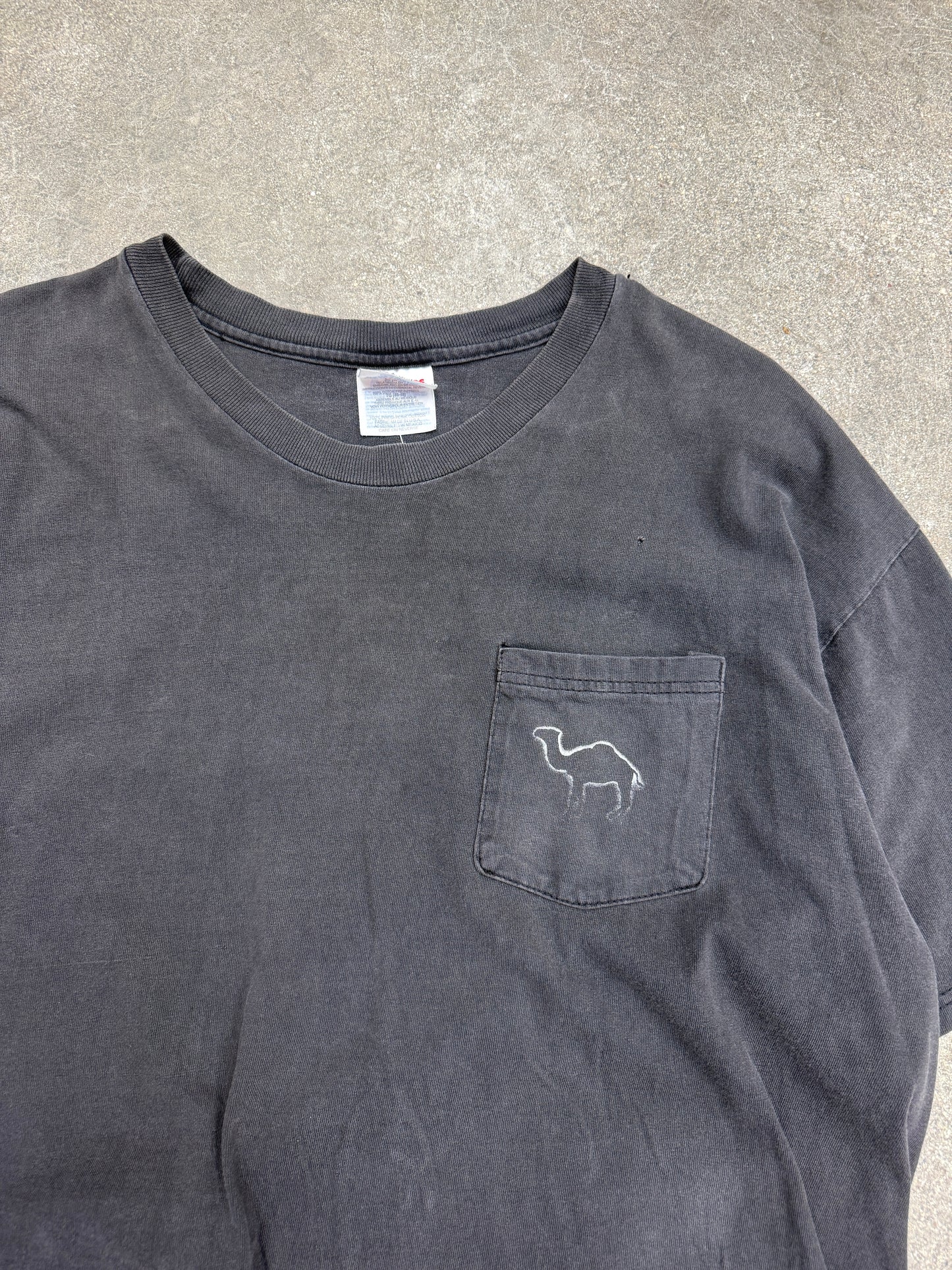 (XL) Vintage Camel Cigarette Promo Pocket Tee Shirt