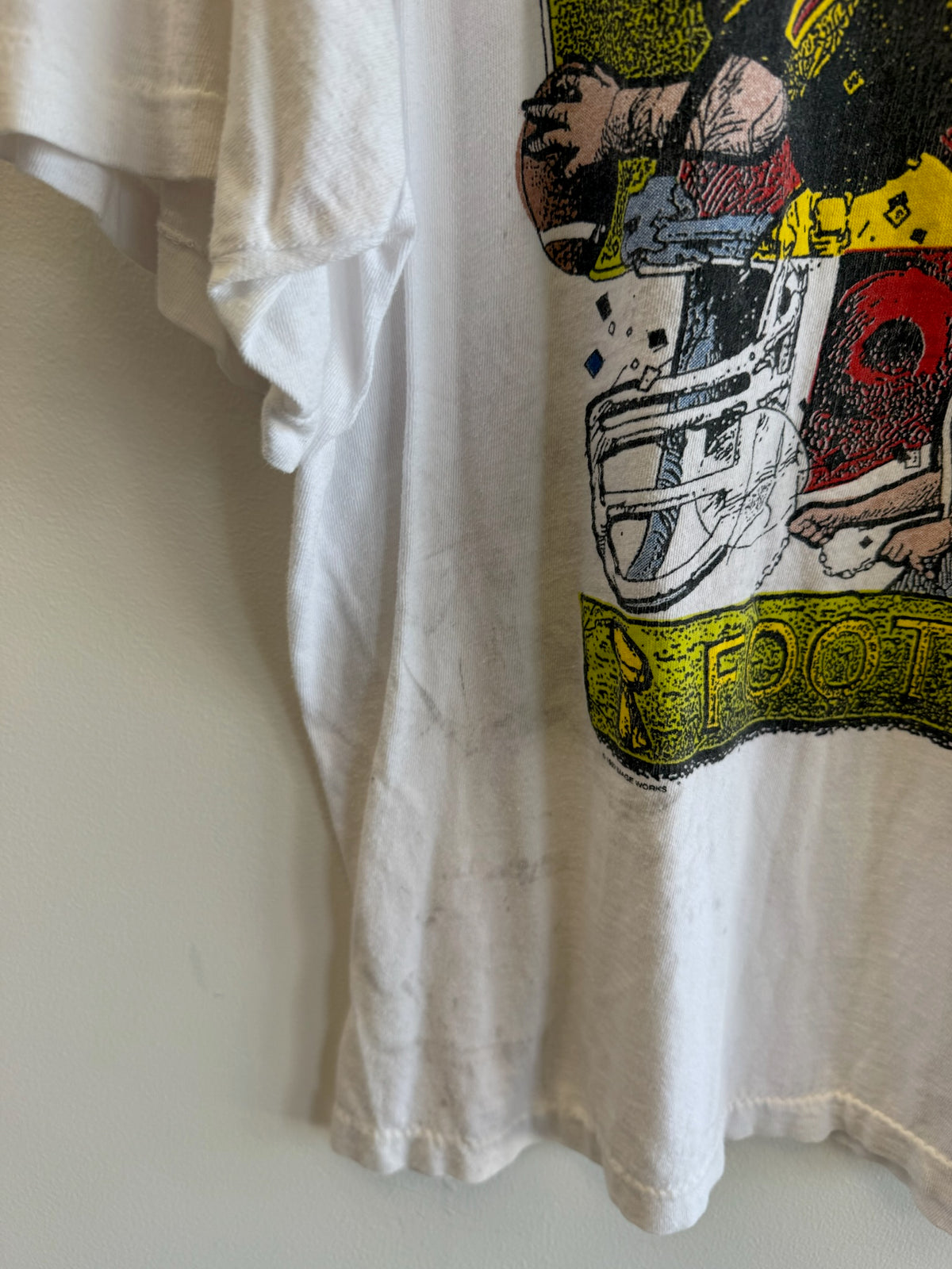 (XL) Lite Beer Football Tee