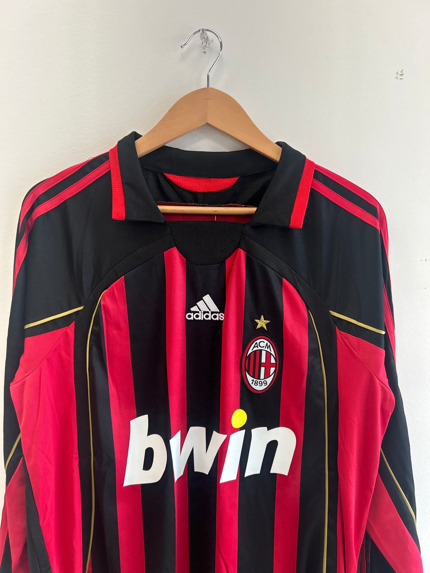 (M) 2006/07 AC Milan Maldini Longsleeve Jersey