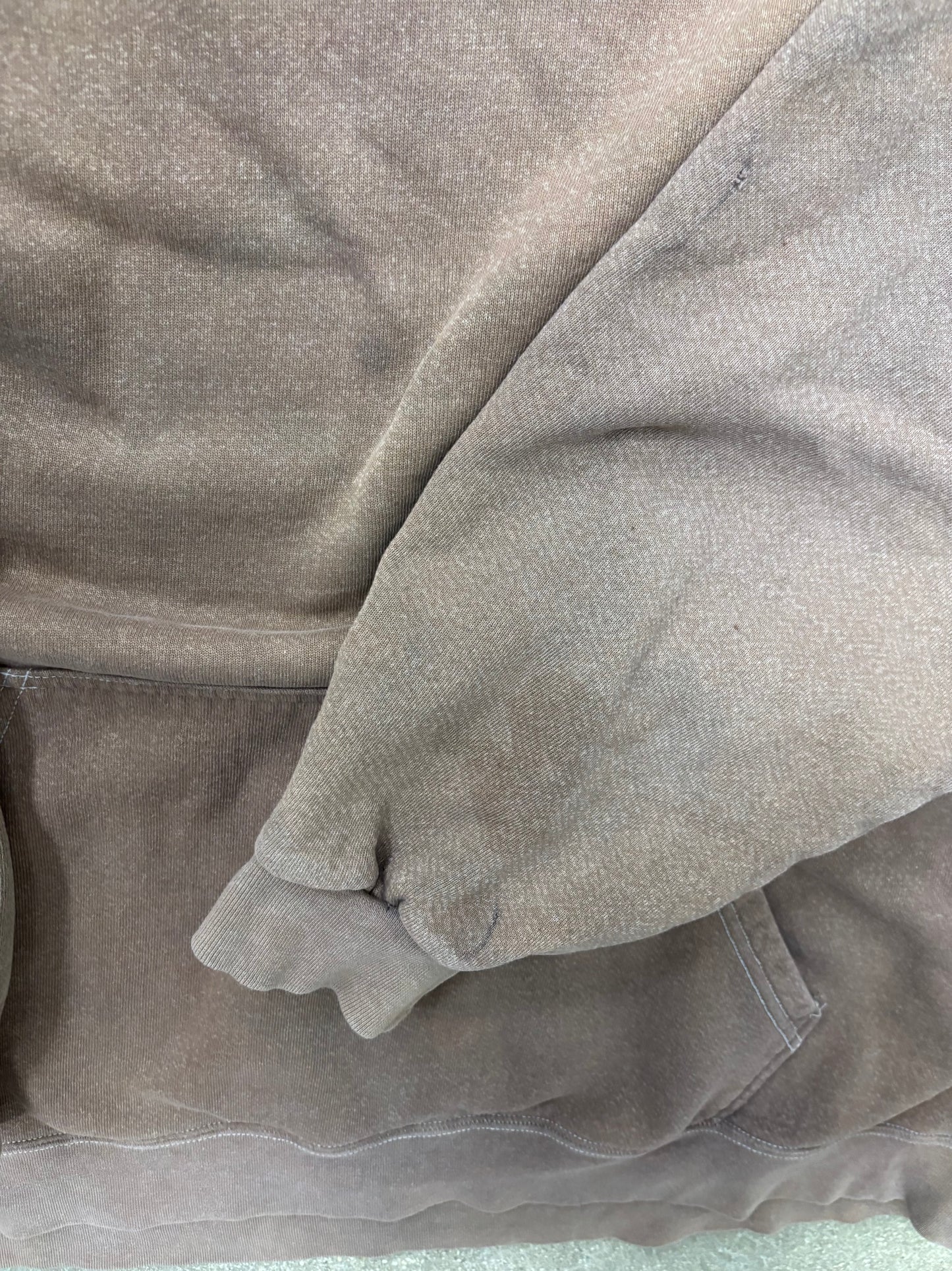(XXL) Vintage Brown Nike Center Swoosh Hoodie Sweatshirt
