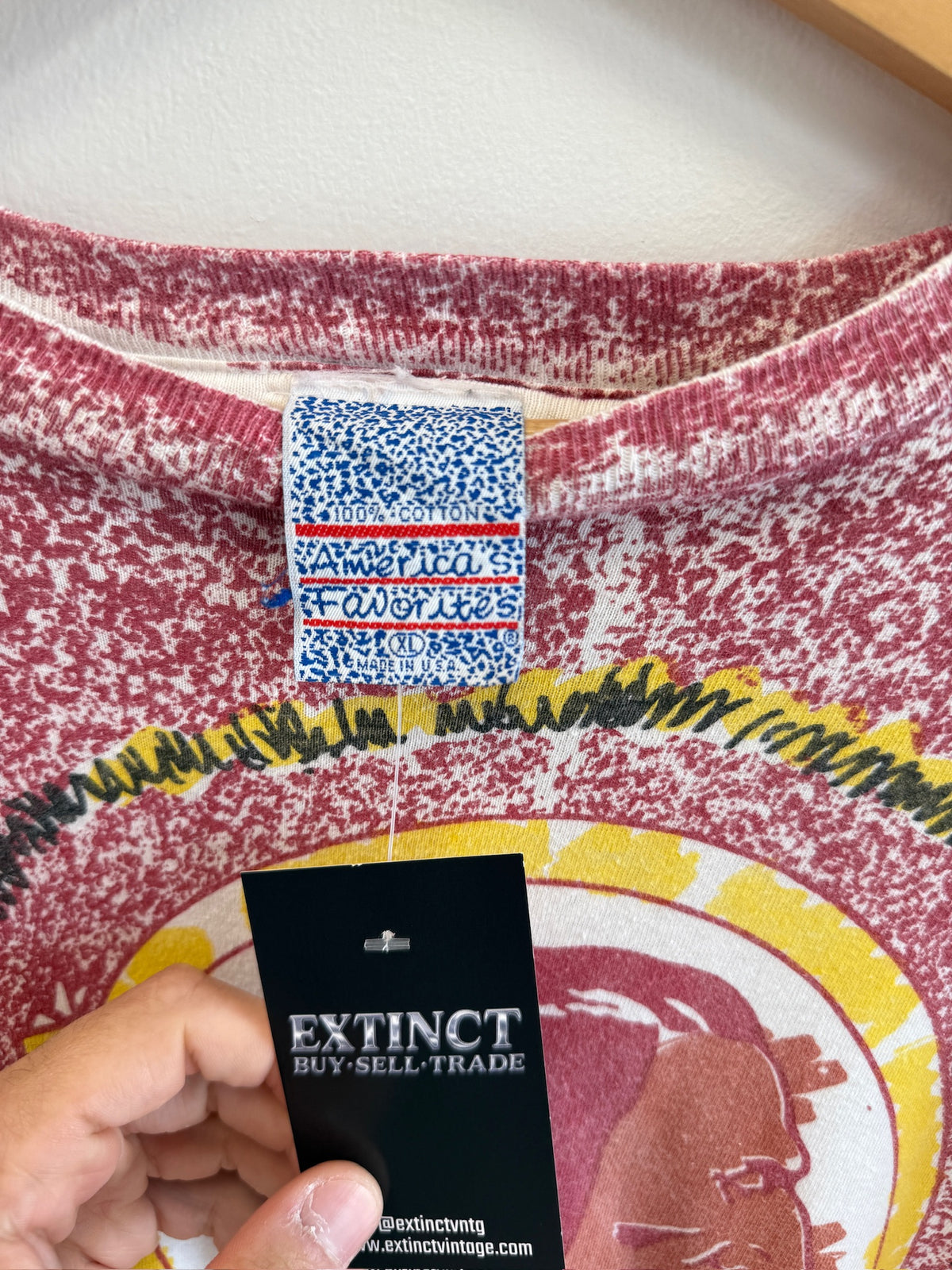 (XL) Vintage Washington Redskins AOP Tee