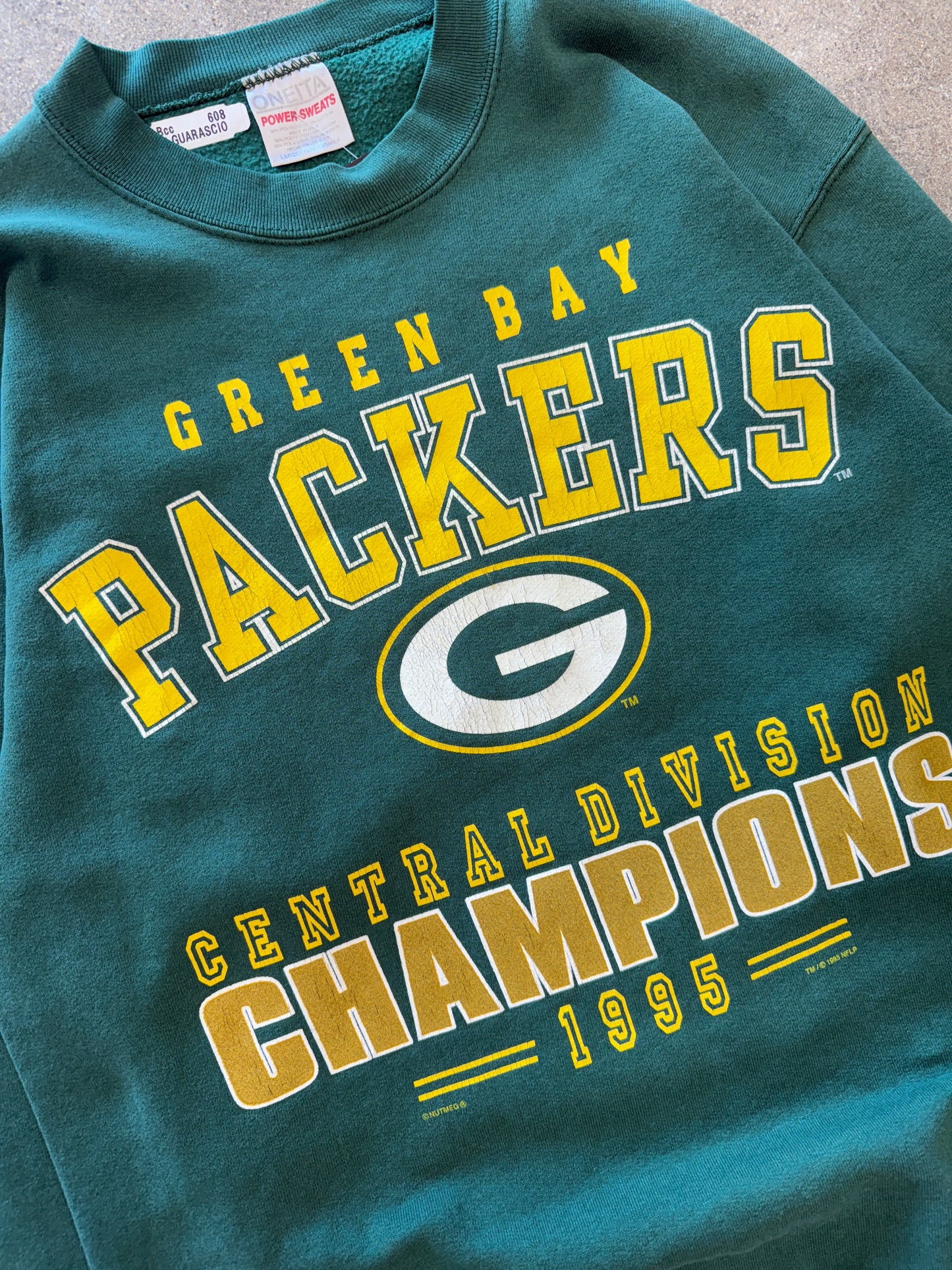 (M) Vintage 1995 Green Bay Packers Creneck