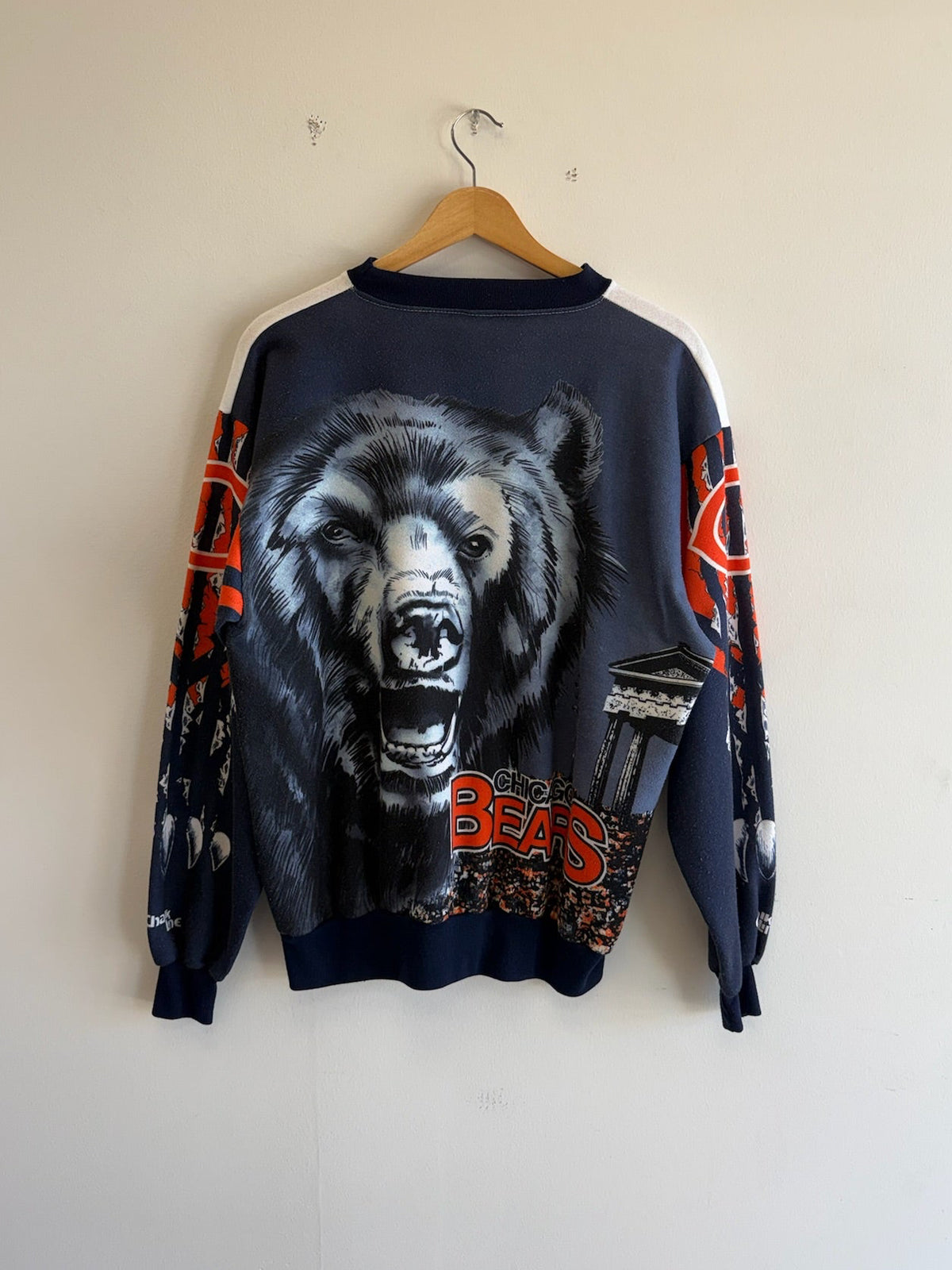 (L) RARE* Vintage Chicago Bears Chalkline Crewneck