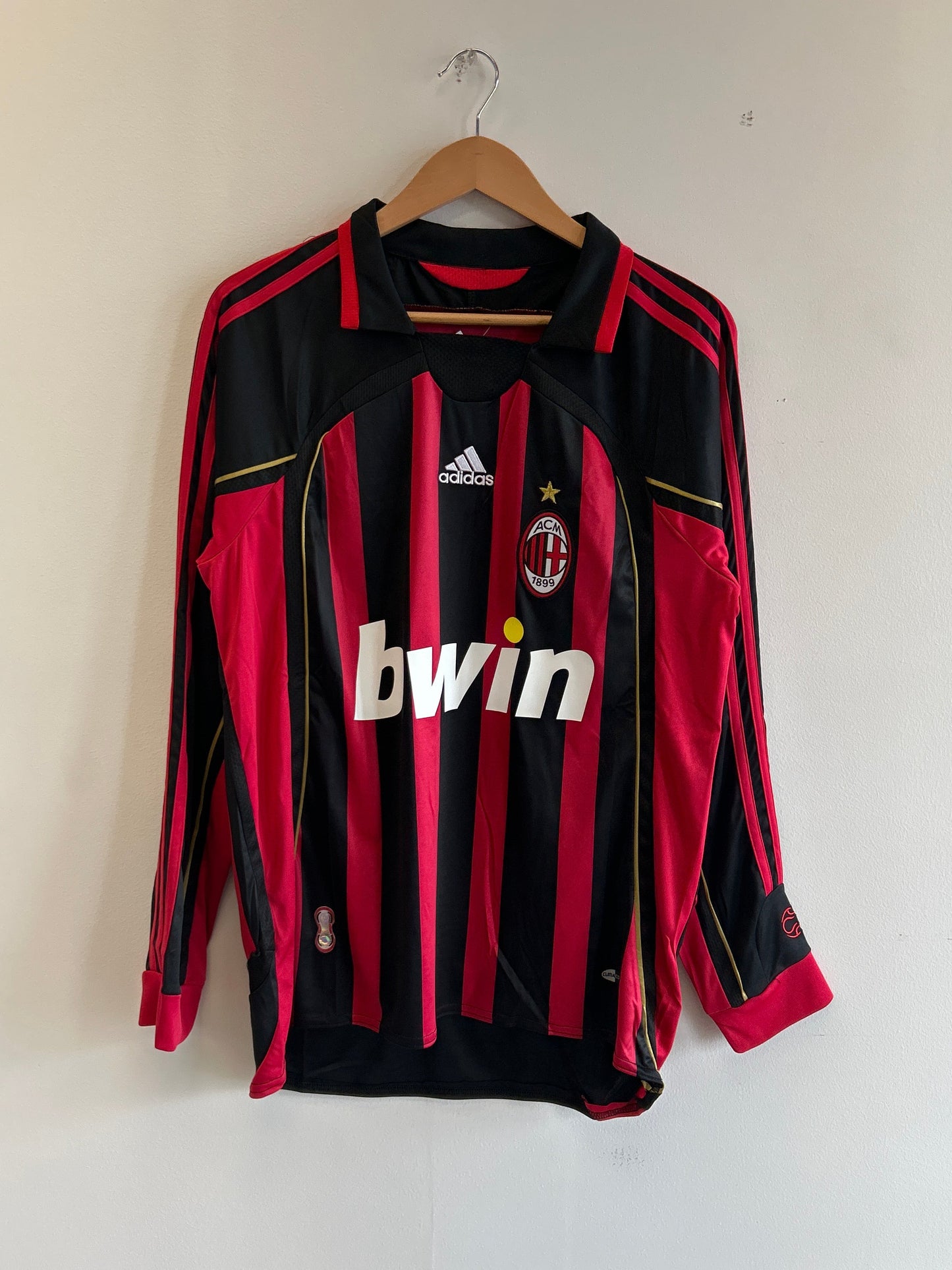 (M) 2006/07 AC Milan Maldini Longsleeve Jersey