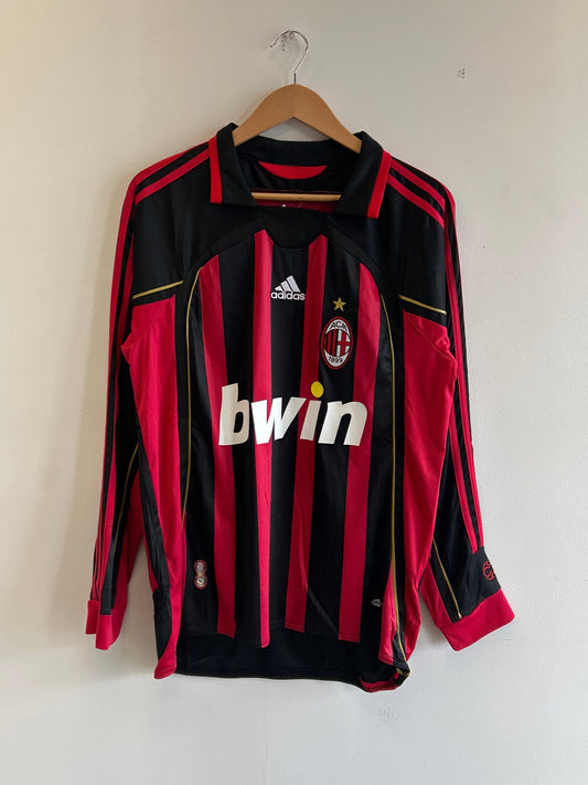 (M) 2006/07 AC Milan Maldini Longsleeve Jersey