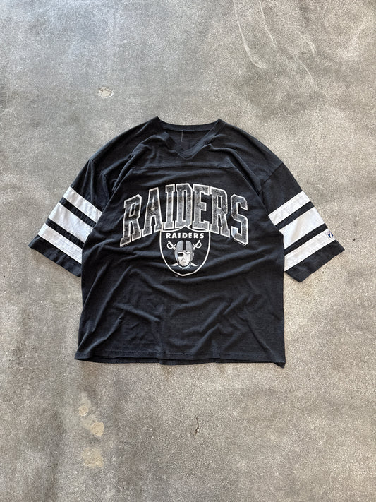 (L) Vintage Logo 7 Raiders Jersey Shirt