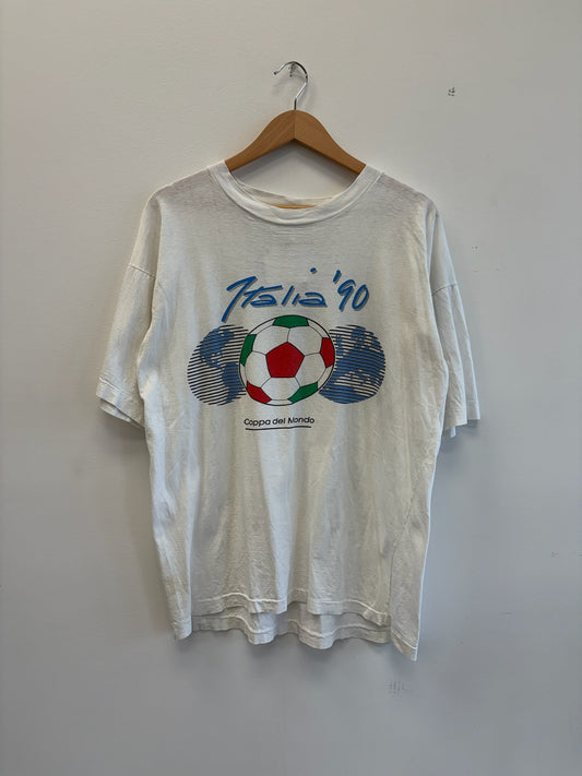 (L) Vintage Italia 90’ Coppa Del Mondo Tee