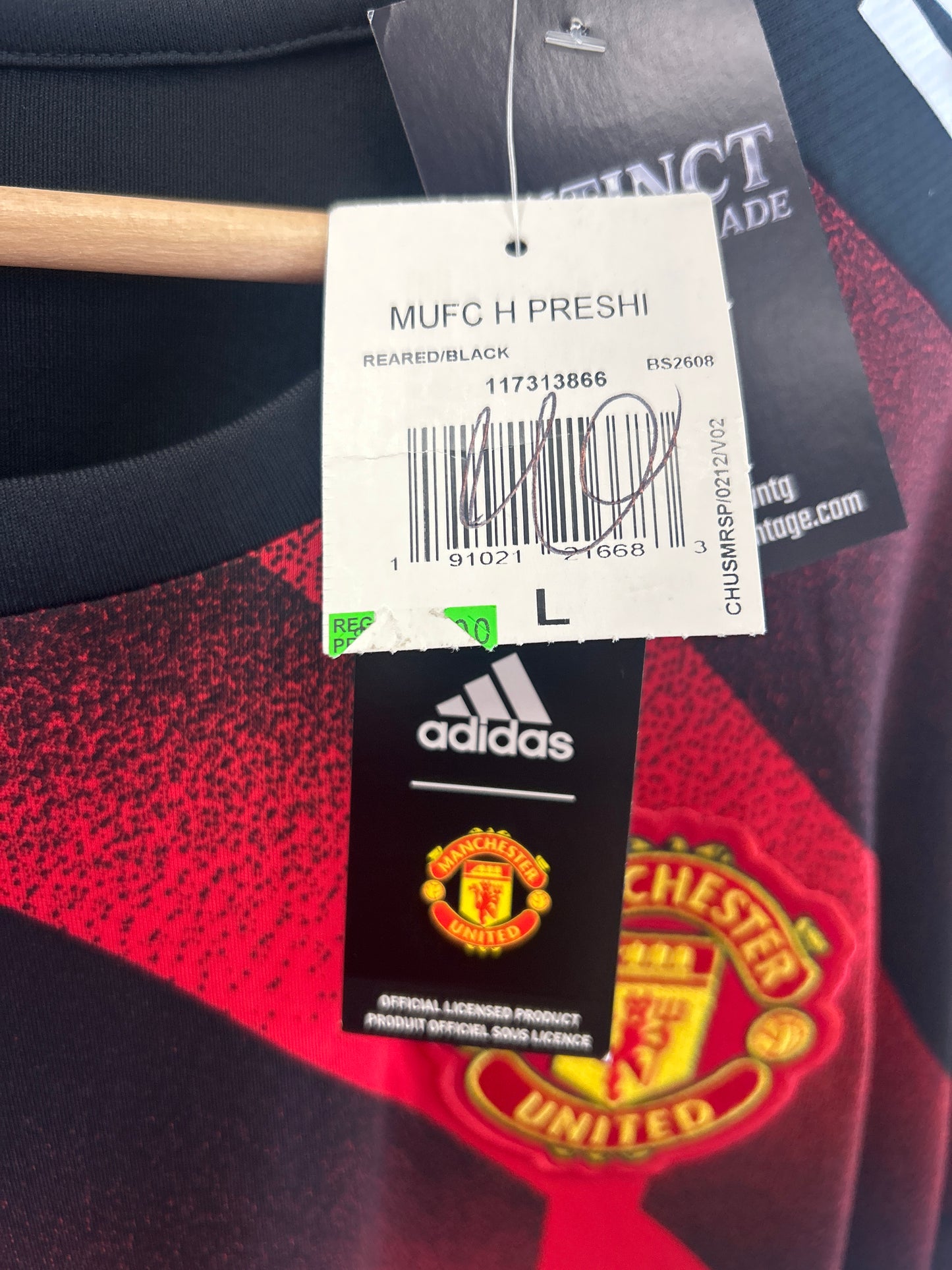 (L/XL) 2017/18 Manchester United Pre-Match Training Kit