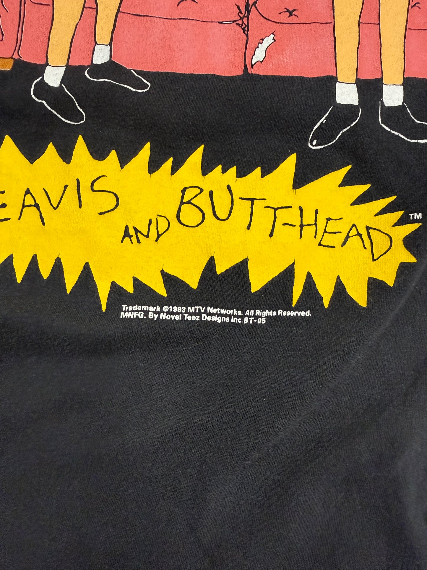 (L/XL) Vintage Beavis and Butt-Head MTV Rock Tee Shirt