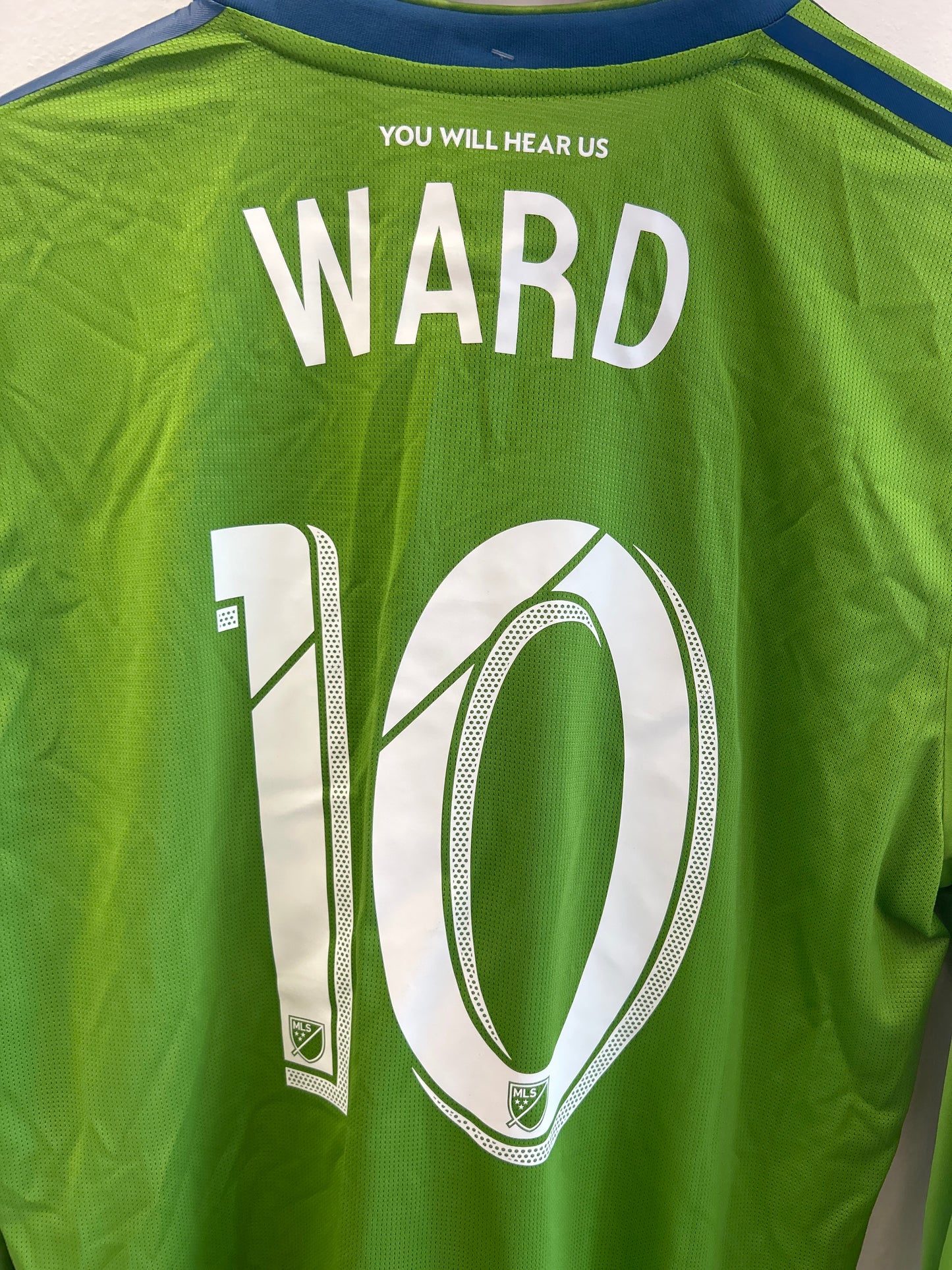 (M) 2018 Seattle Sounders Longsleeve Adidas Ward Jersey