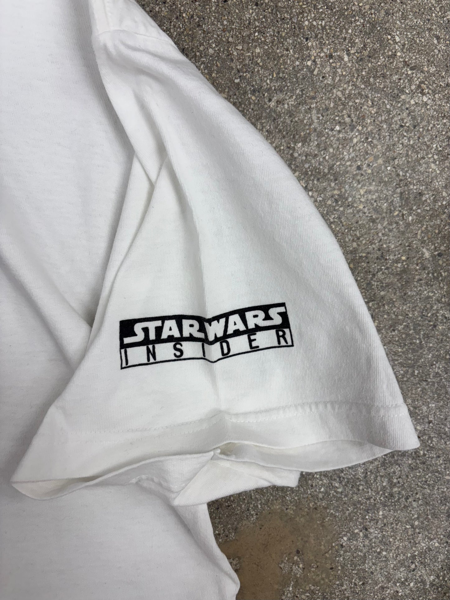 (L/XL) Vintage Star Wars Ep. 1 The Phantom Menace Movie Promo Release Date Tee Shirt