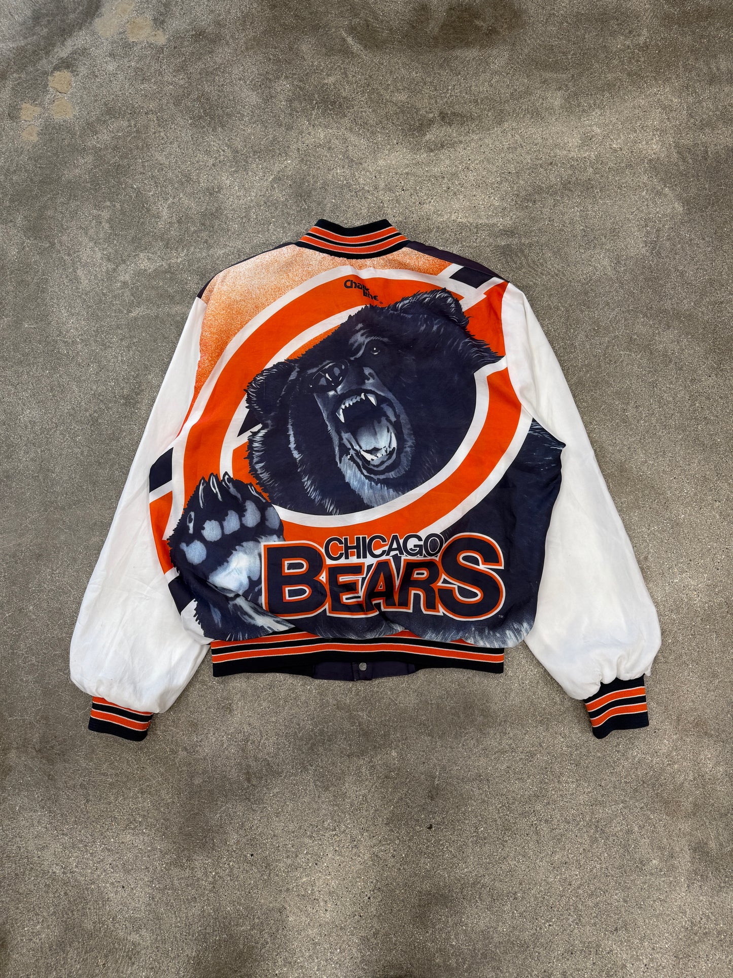 (L) Vintage Chalkline Chicago Bears Jacket