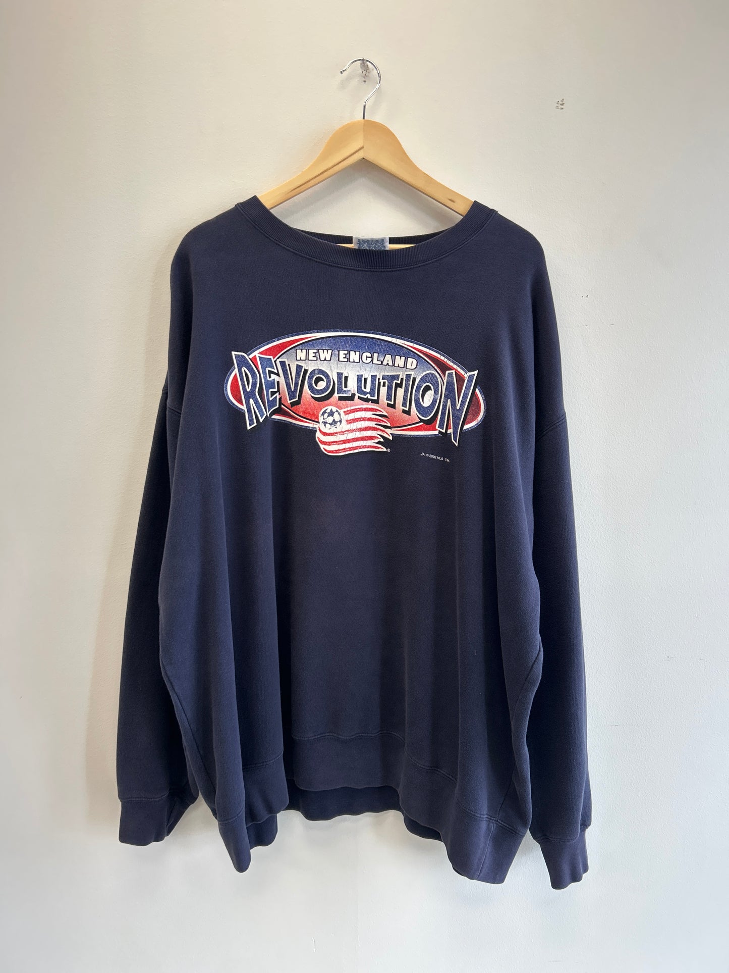 (XXL) 2002 Vintage New England Revolution crewneck