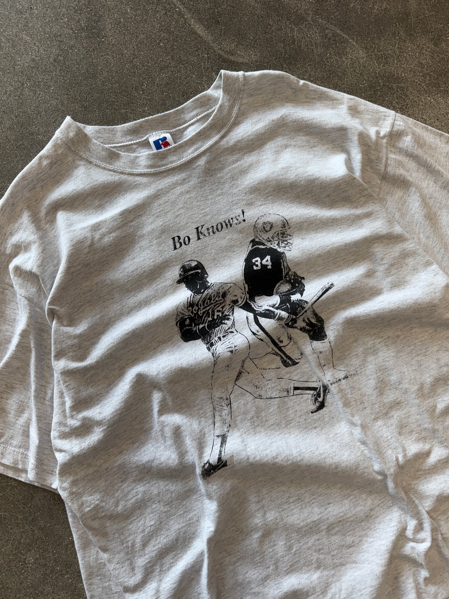 (XL) Vintage Russell Athletic Bo Jackson Football / Baseball Tee