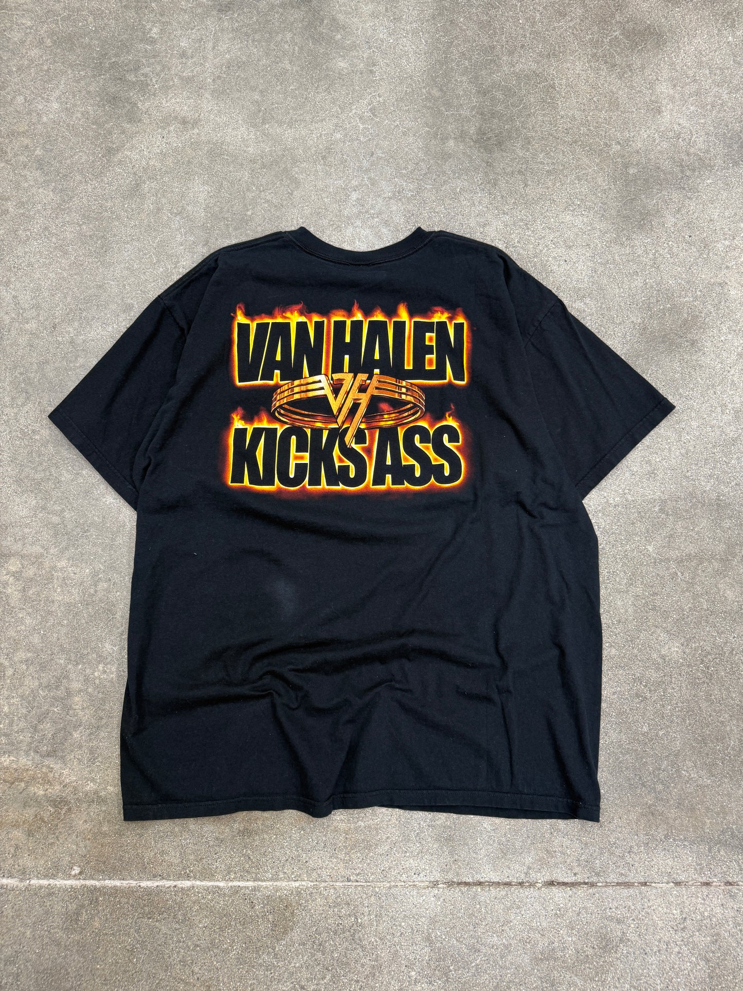 (XL/XXL) Vintage Van Halen Kicks Ass Band Tee Shirt