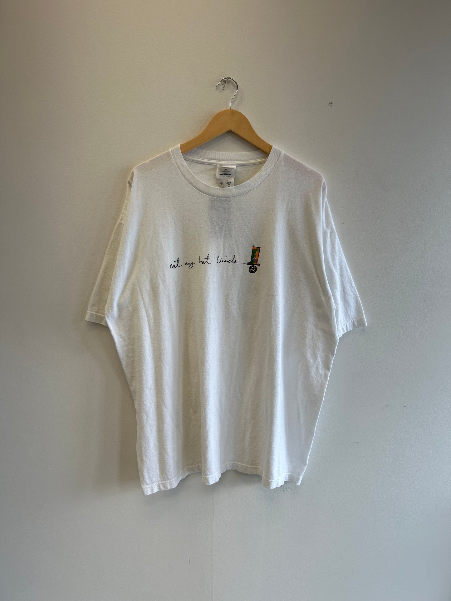 (XL) Vintage “Eat My Hat trick” Soccer Adidas art tee