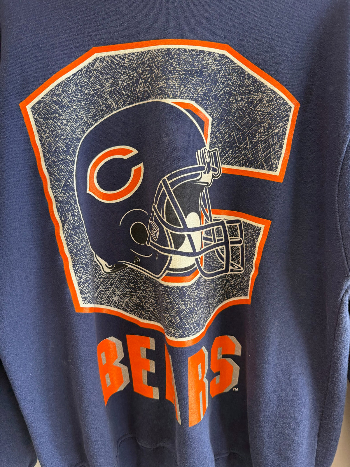 (L) Vintage Bears Helmet Crewneck