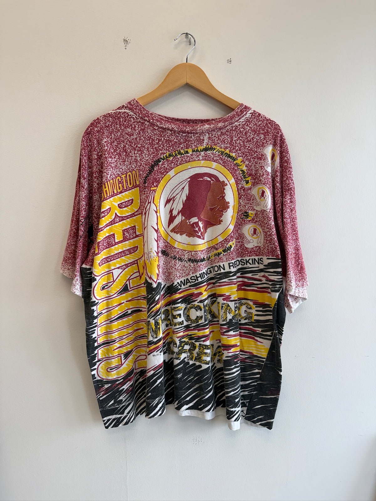 (XL) Vintage Washington Redskins AOP Tee