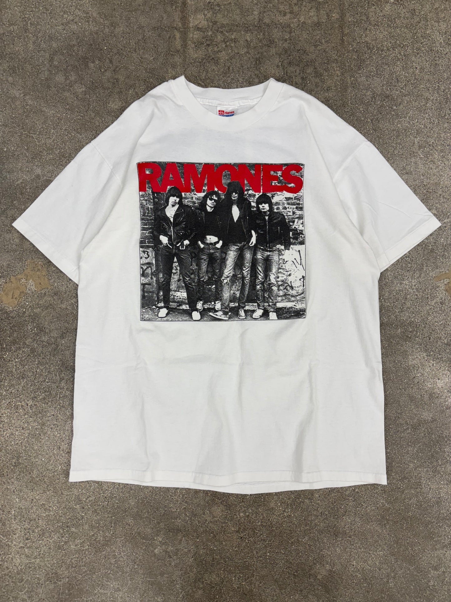(XL) Vintage Ramones “Hey Ho Let’s Go” Band Tee Shirt