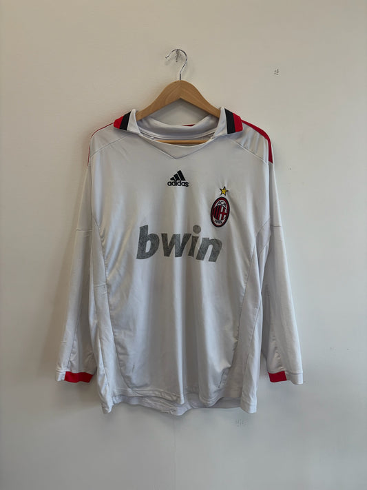 (L) 2008/09 AC Milan #30 Adidas Longsleeve Jersey