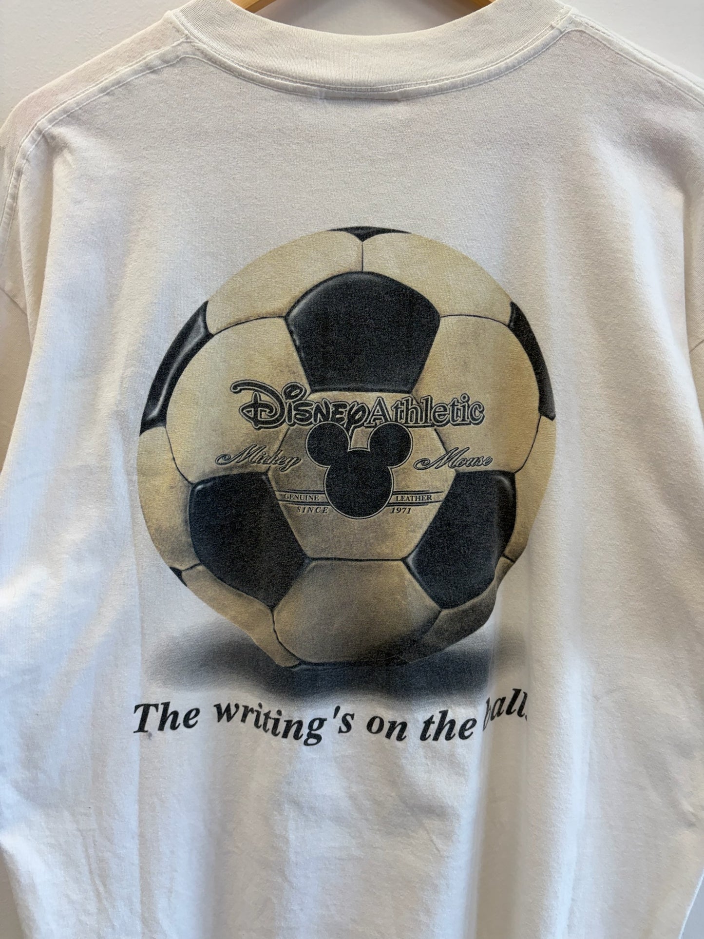 (L) Vintage Disney Athletics Soccer Tee