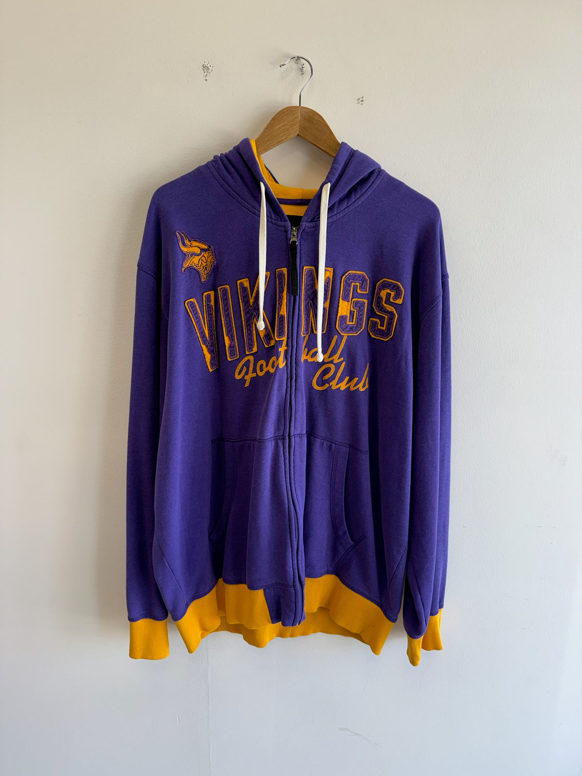 (XXL) Minnesota Vikings Zip-up Hoodie