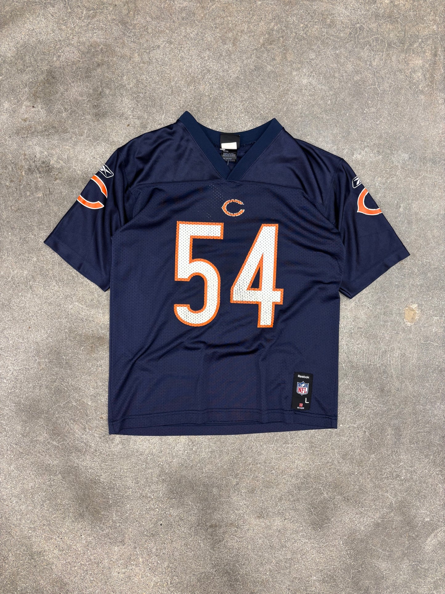 (S) NFL Chicago Bears Urlacher #54 Navy Jersey