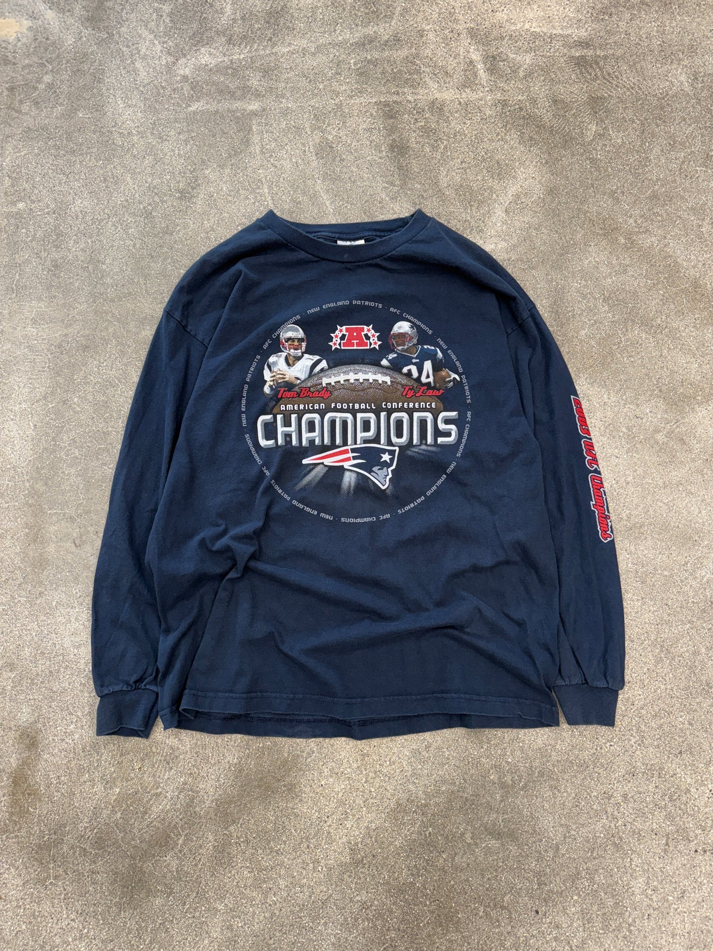 (XL) Vintage AFC Champions Patriots Longsleeve