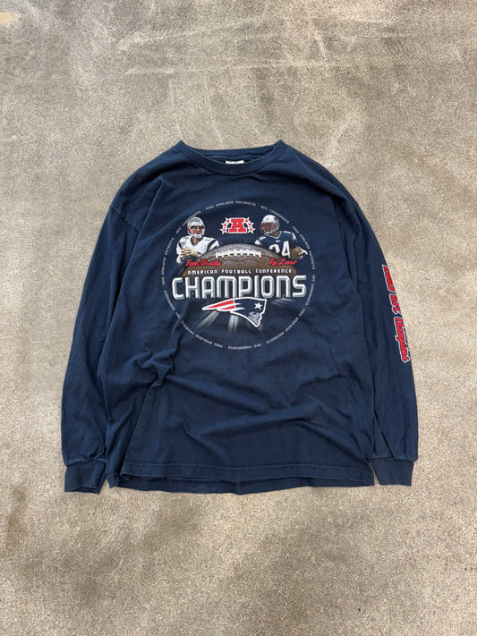 (XL) Vintage AFC Champions Patriots Longsleeve