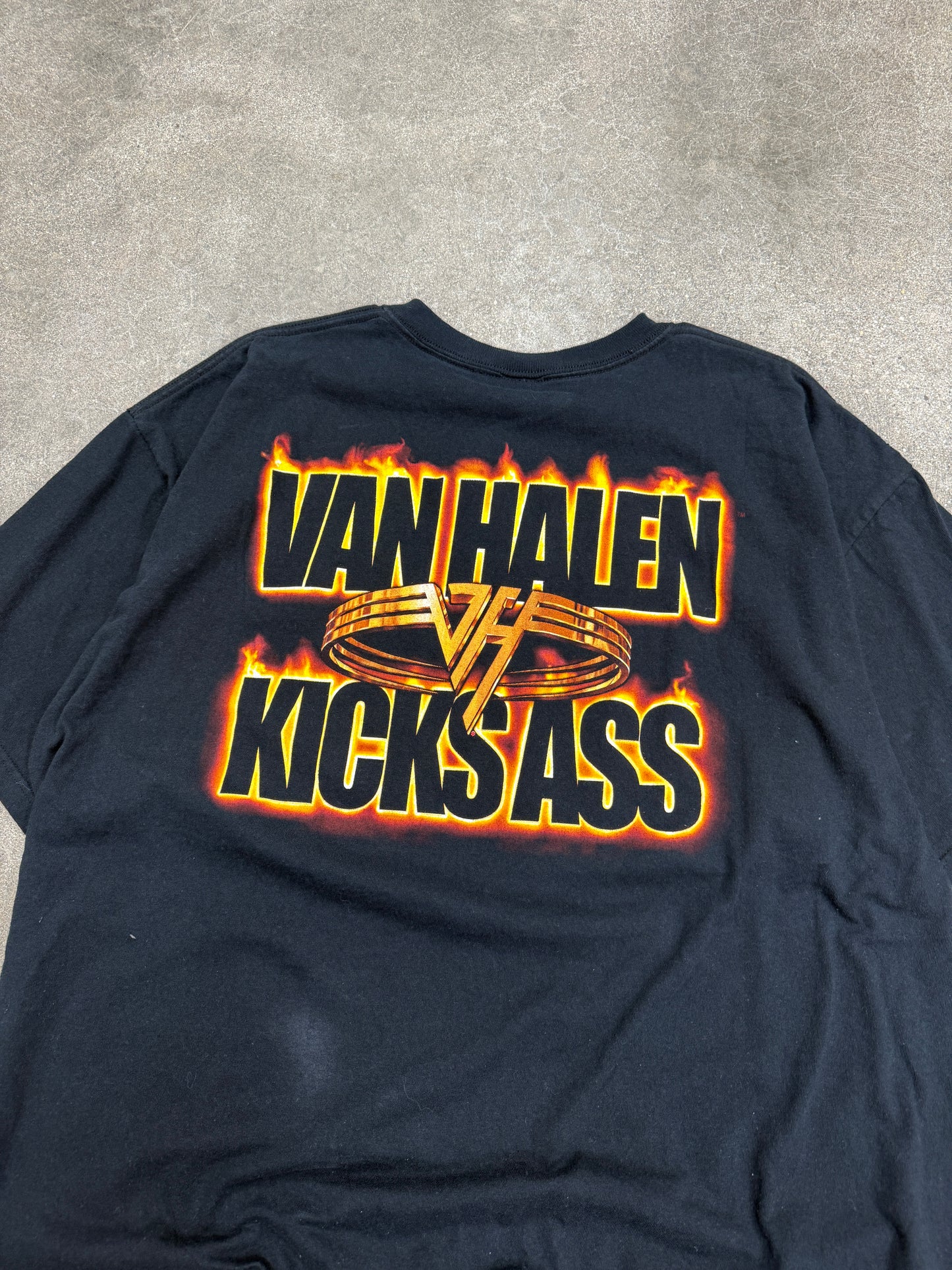 (XL/XXL) Vintage Van Halen Kicks Ass Band Tee Shirt