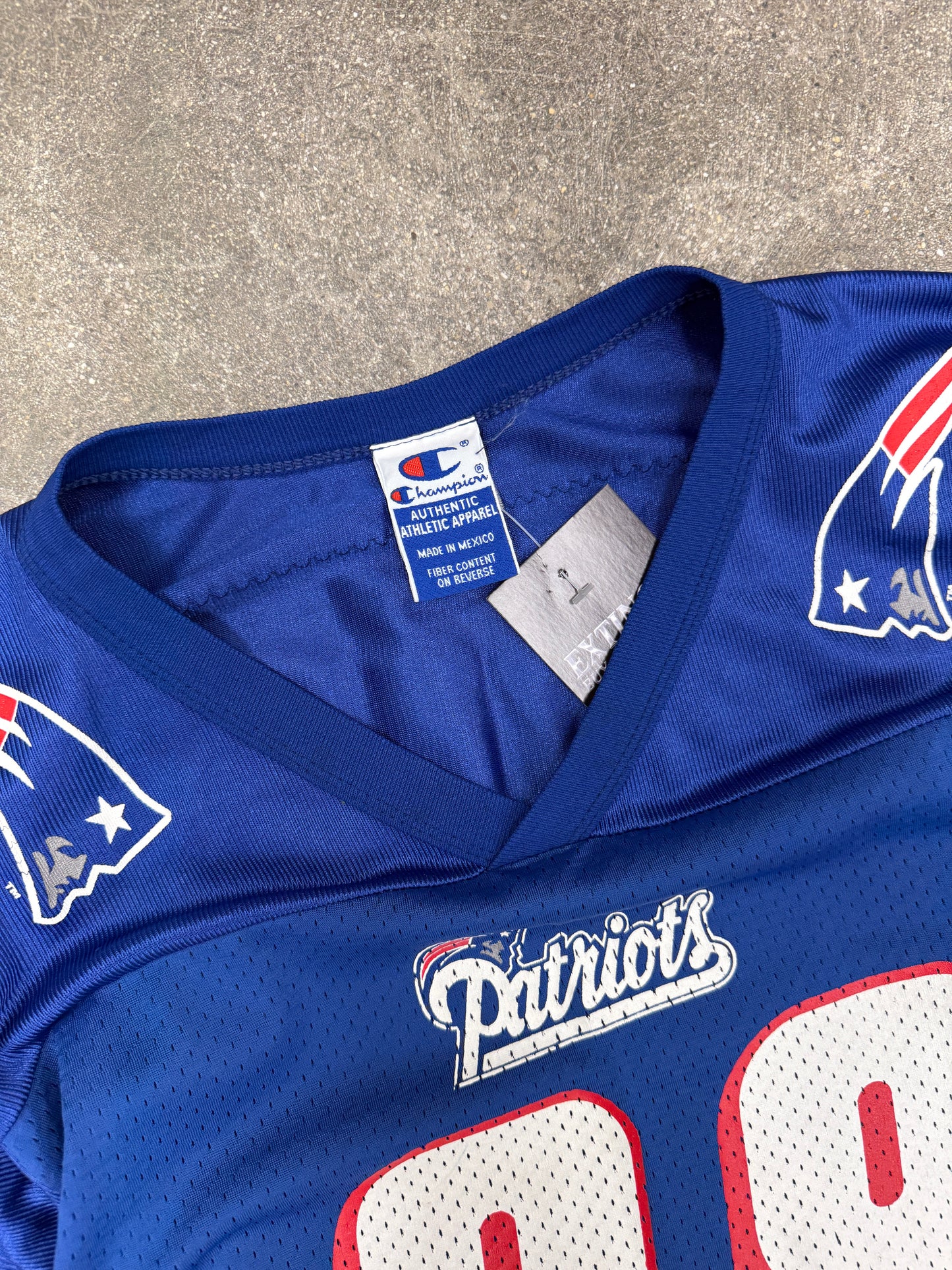 (XS) Vintage Terry Glenn Women’s Patriots Football Jersey