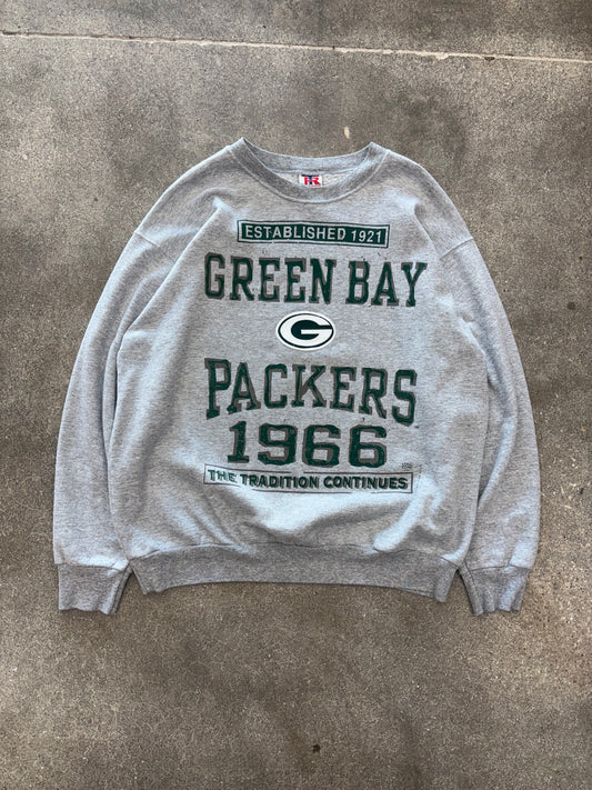 (XL) Vintage 90s Green Bay Packers “Title-town” Crewneck